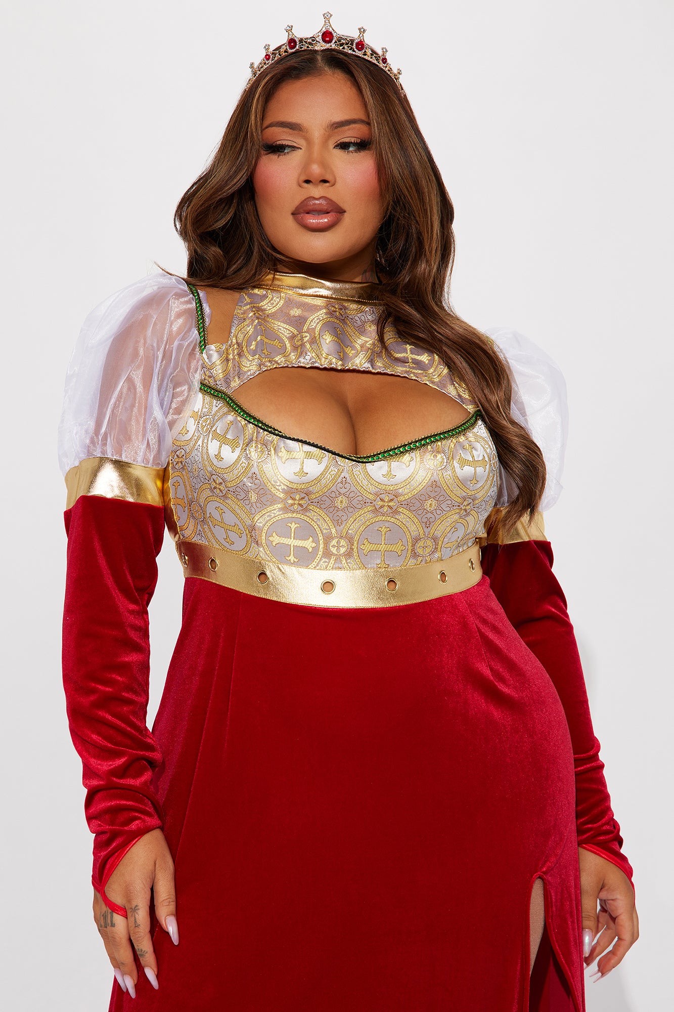 Your Queen 2 Piece Costume Set - Red/combo - Image 7