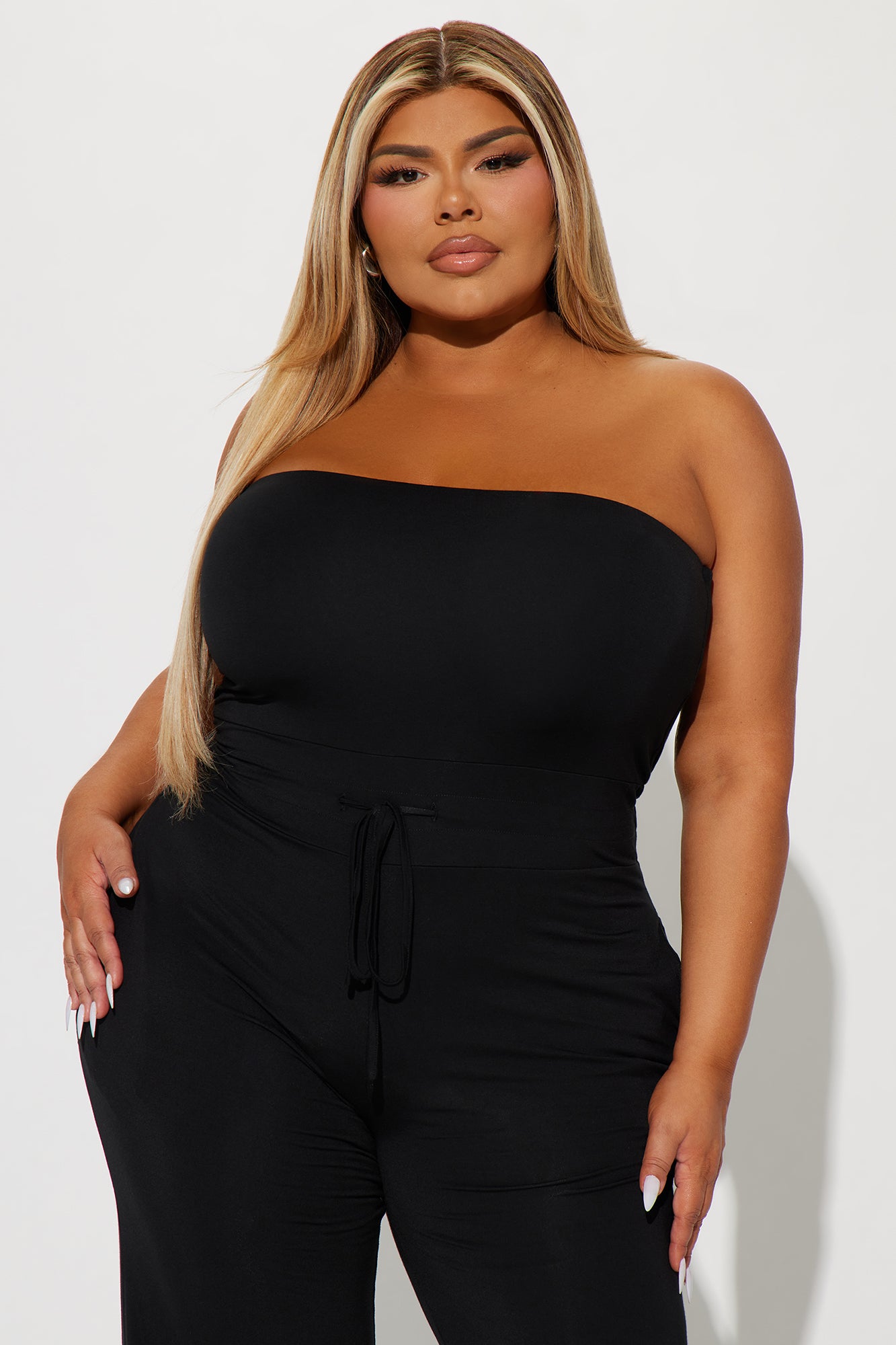 Not Giving Up Jumpsuit - Black - Image 5
