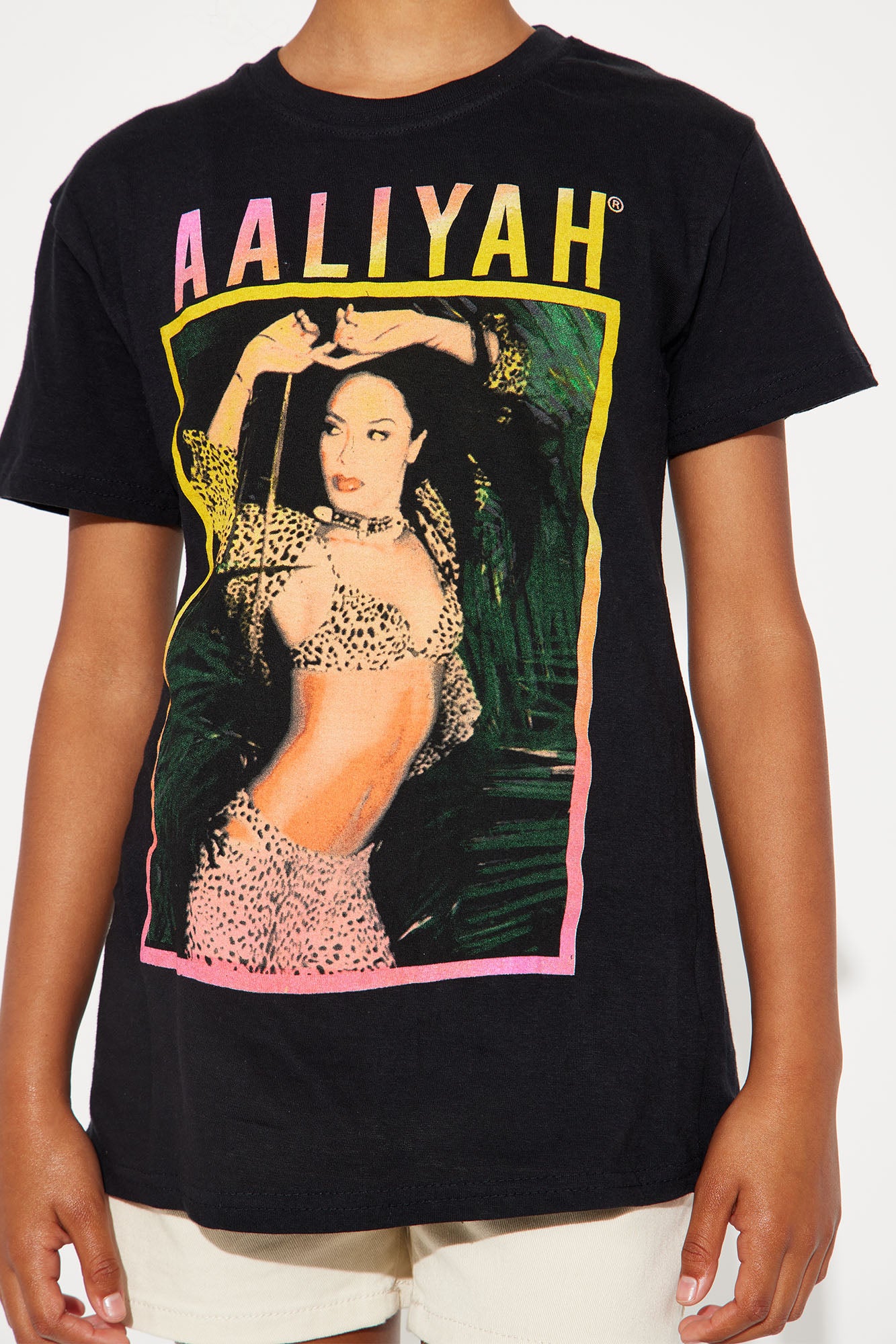 Mini Aaliyah Legend Short Sleeve Tee - Black - Image 3