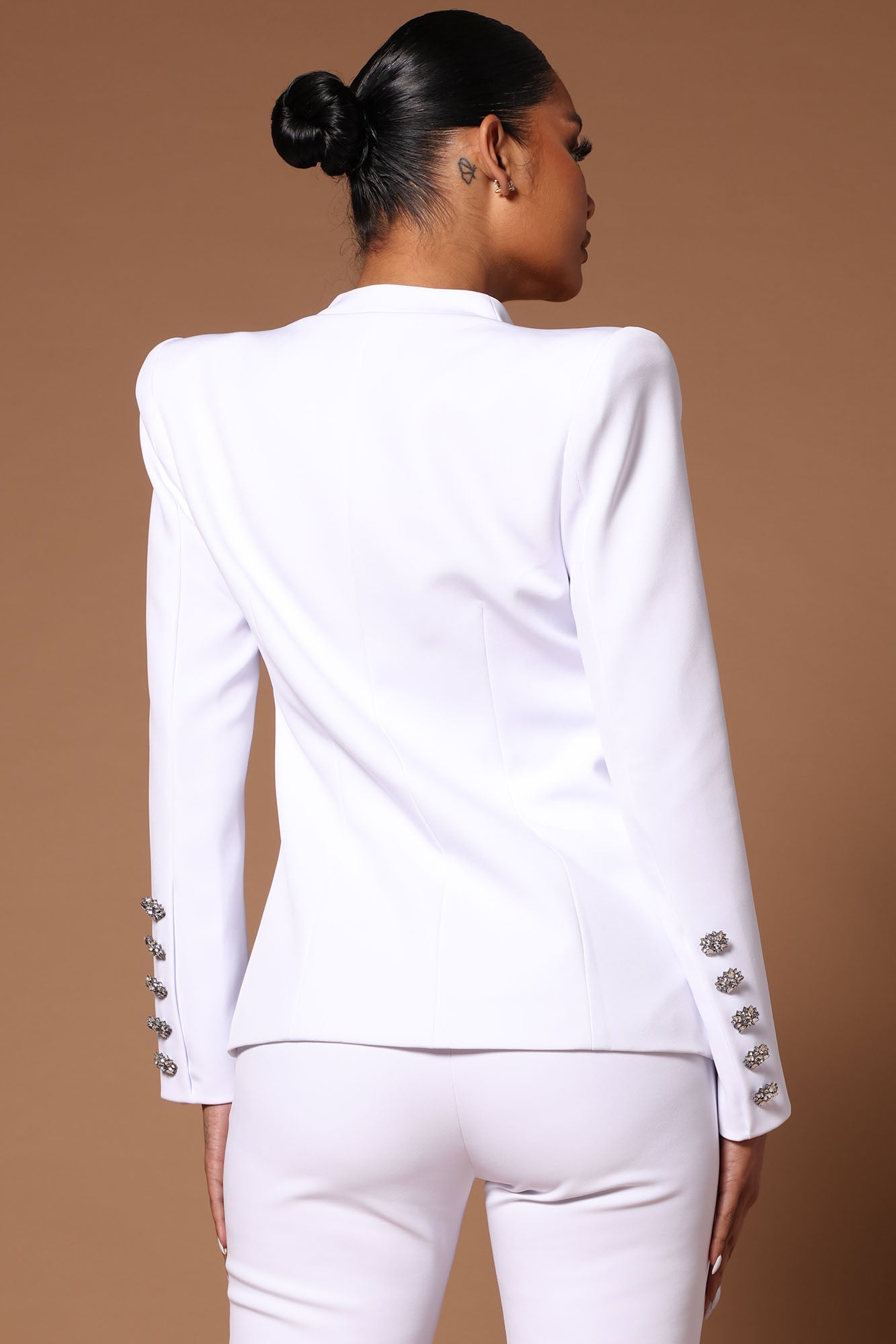 Athena Blazer - White - Image 4
