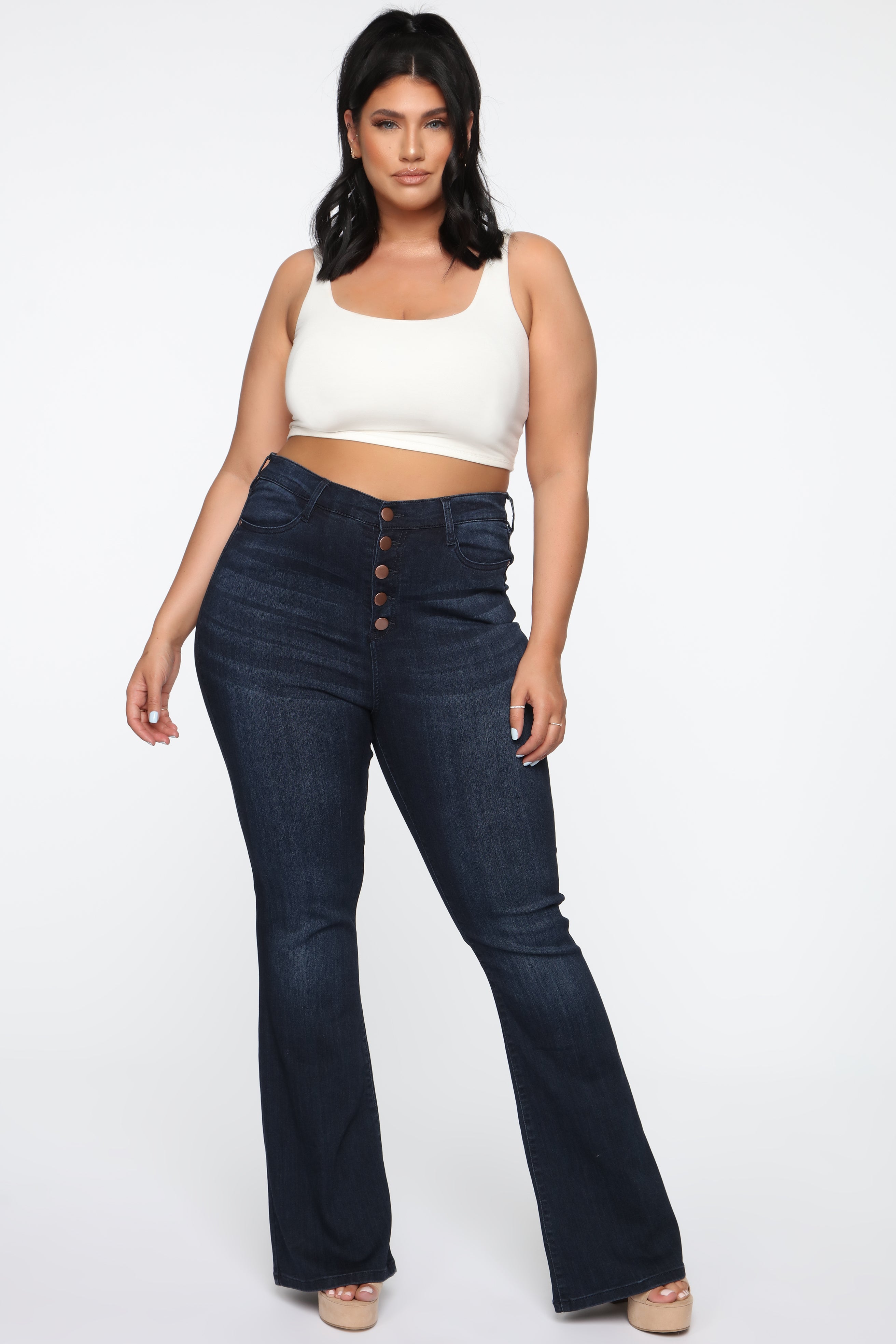 All Flared Up Jean - Dark Denim - Image 13