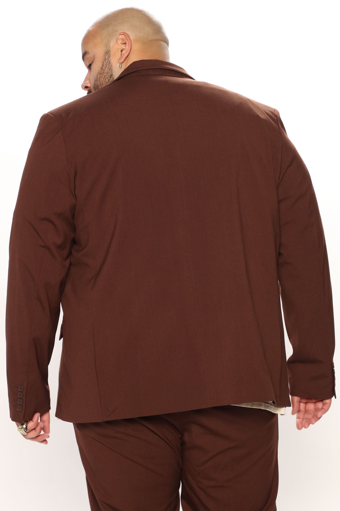 The Modern Stretch Suit Jacket - Brown - Image 10