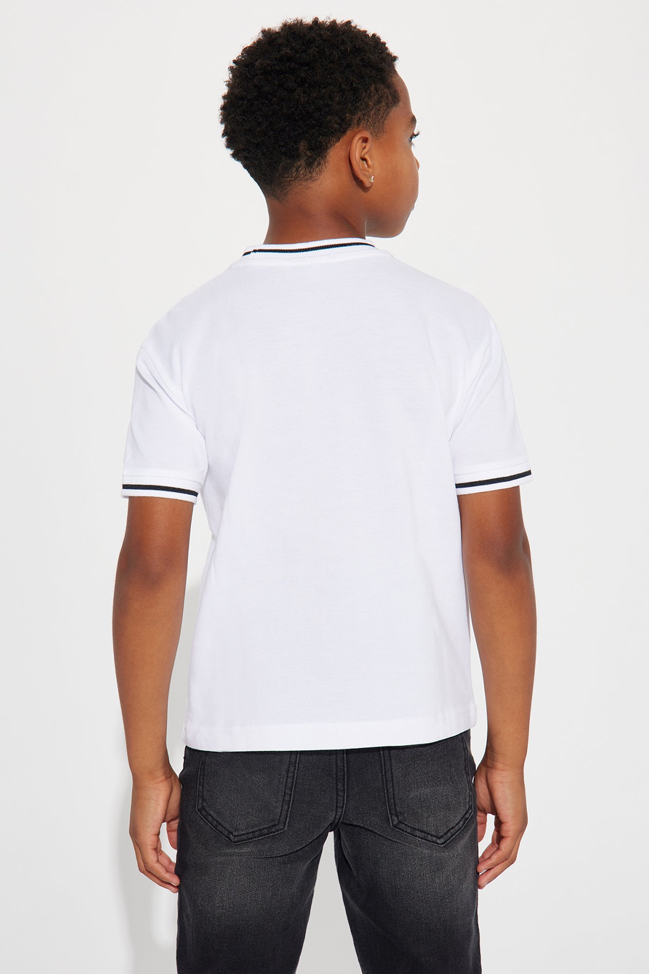 Mini Jaxon Short Sleeve Tee - White - Image 3
