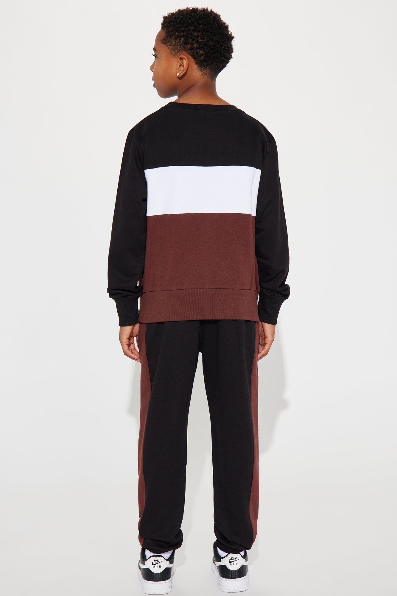 Mini Young King Matching Pant Set - Black - Image 4