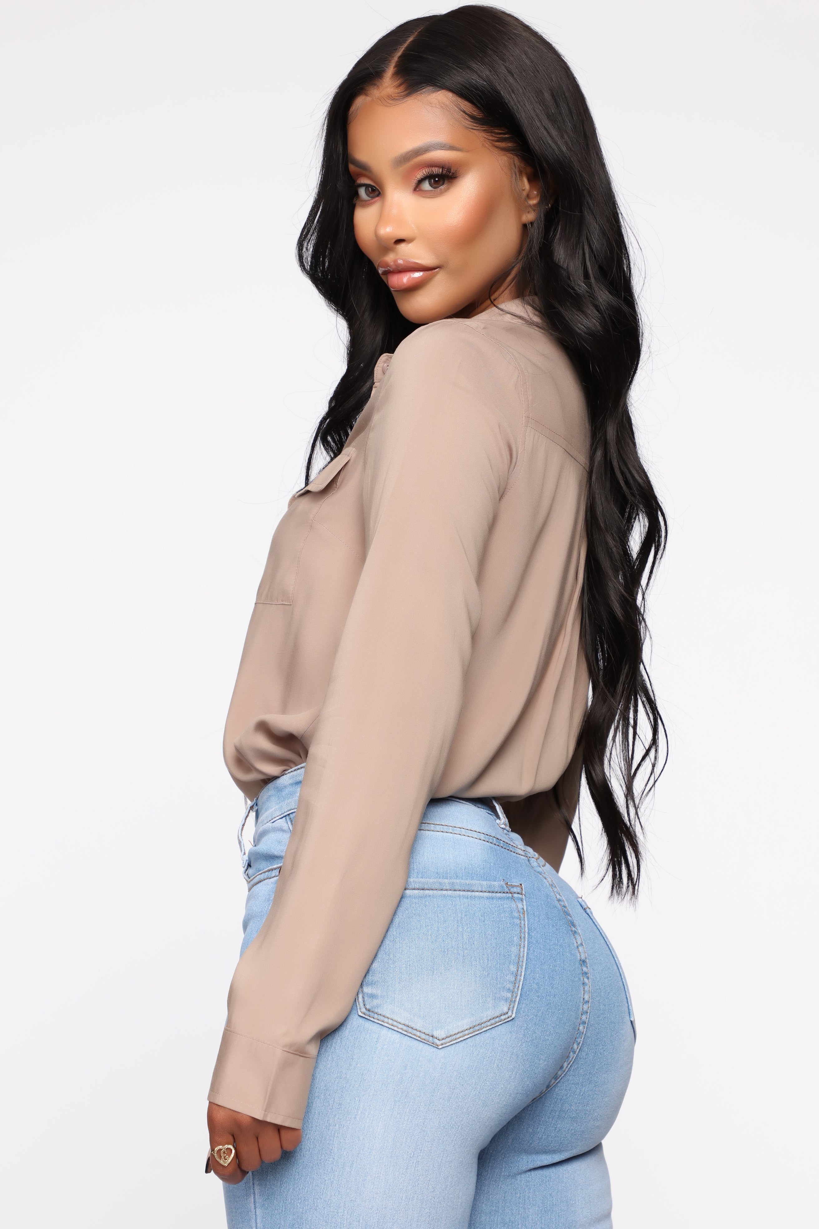 You Better Work Shirt II - Mocha - Image 4