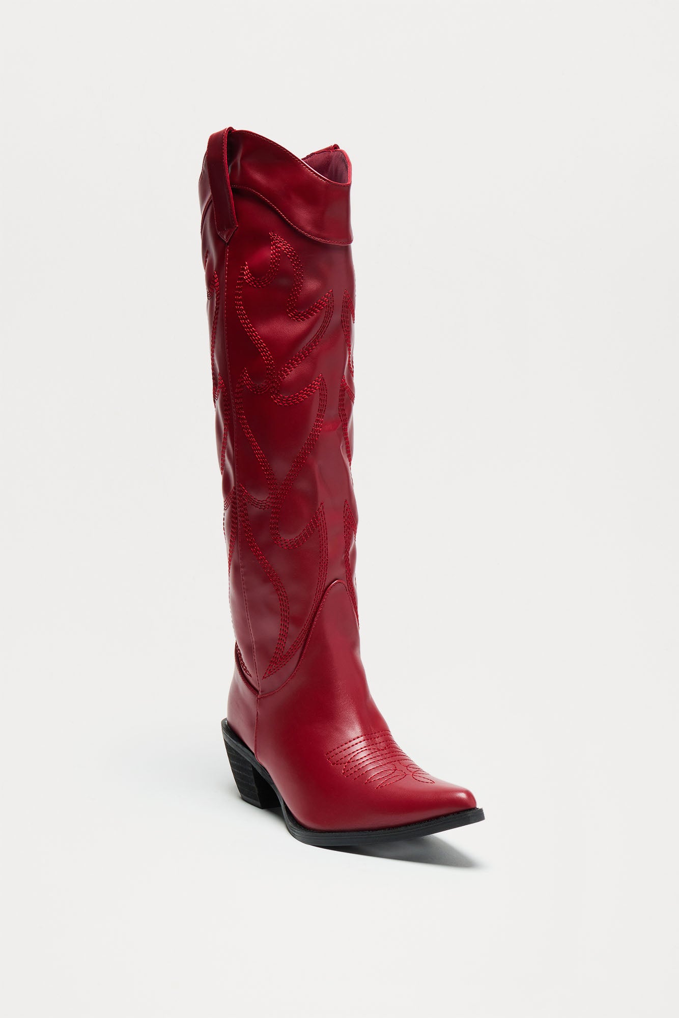 Country Roots Cowboy Boots - Red - Image 3