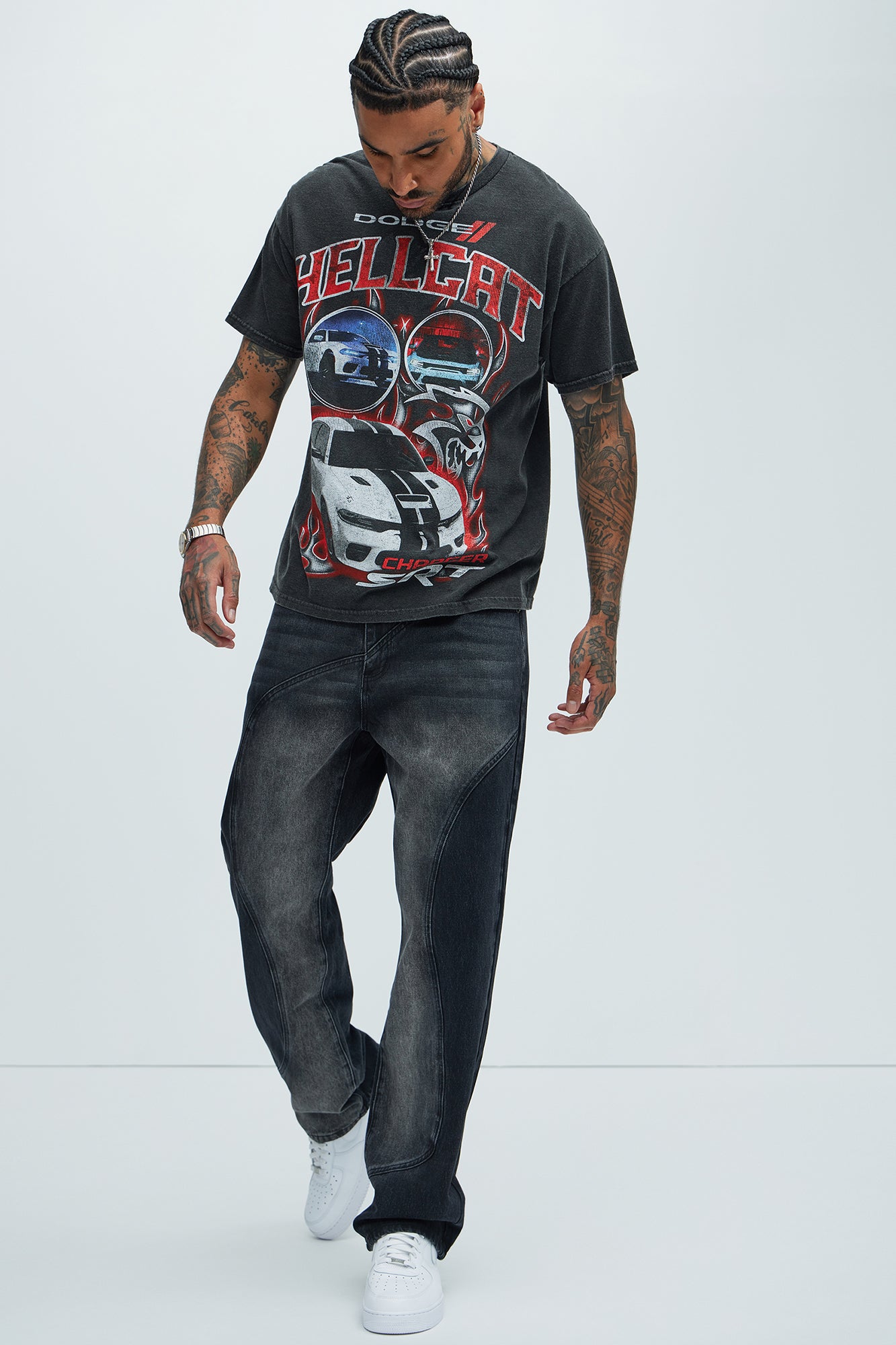 Lava Flow Straight Jeans - Black - Image 3