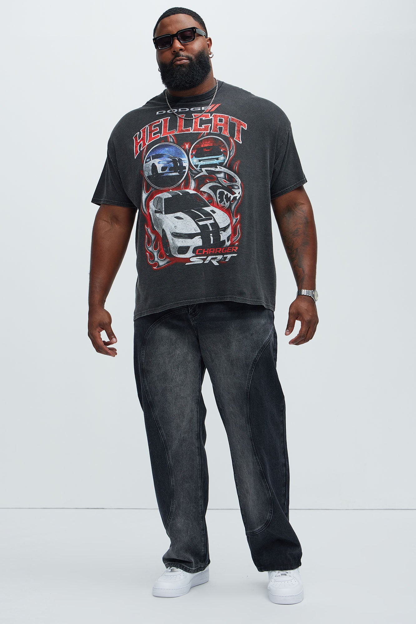 Lava Flow Straight Jeans - Black - Image 7