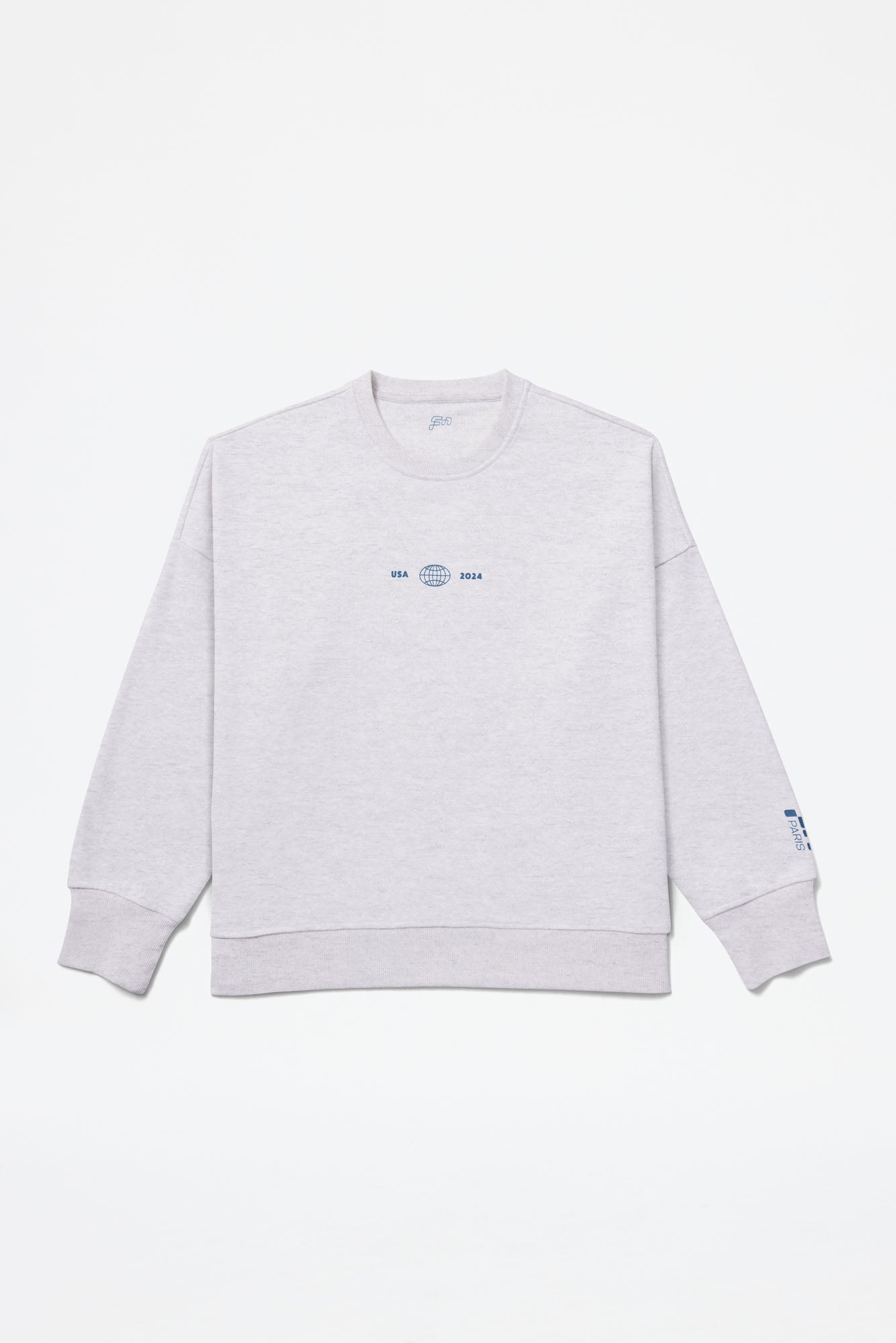 FN Paris Crew Neck Sweatshirt - Grey - Image 5