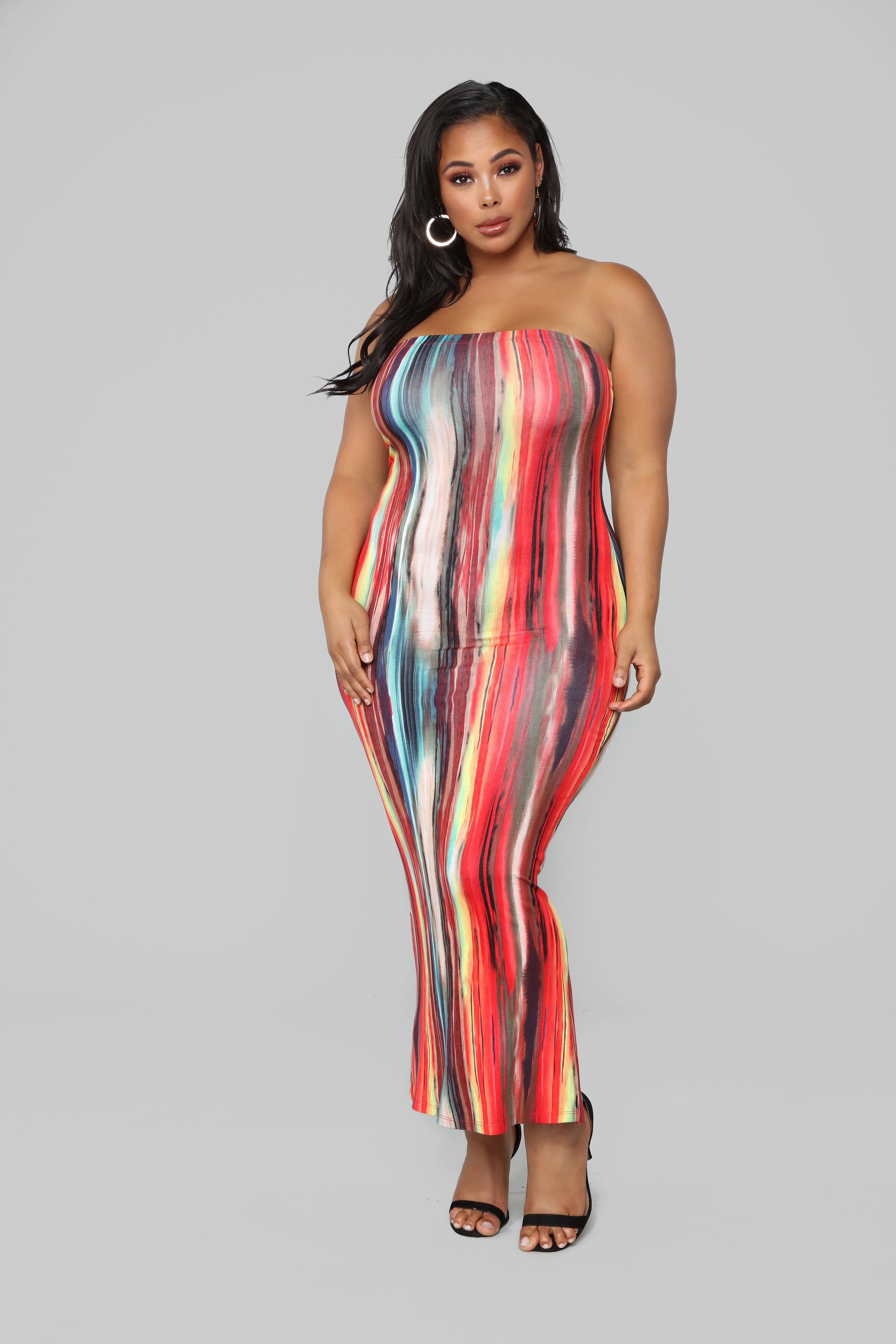 Work Of Art Dress - Red/Multi - Image 14