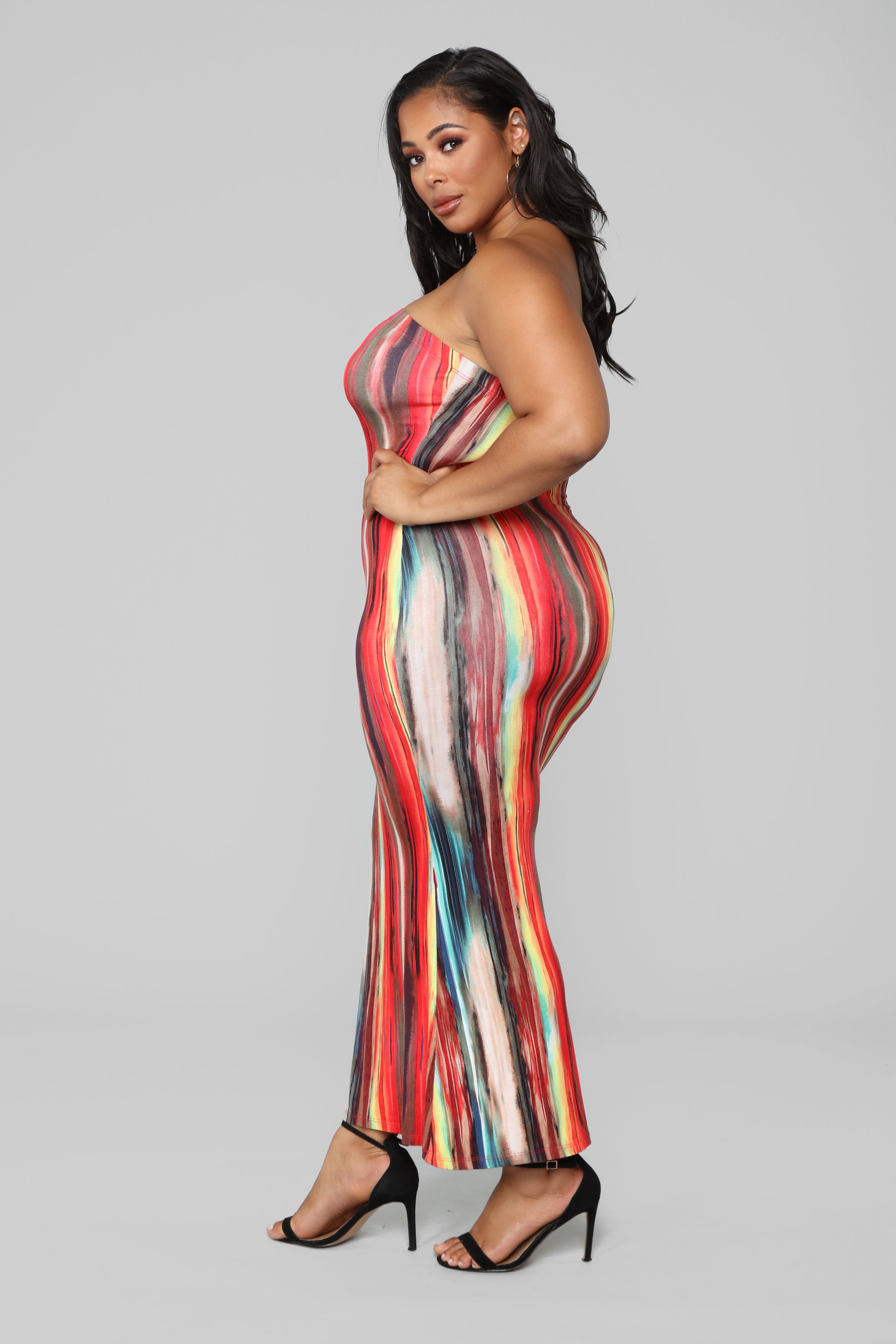Work Of Art Dress - Red/Multi - Image 16