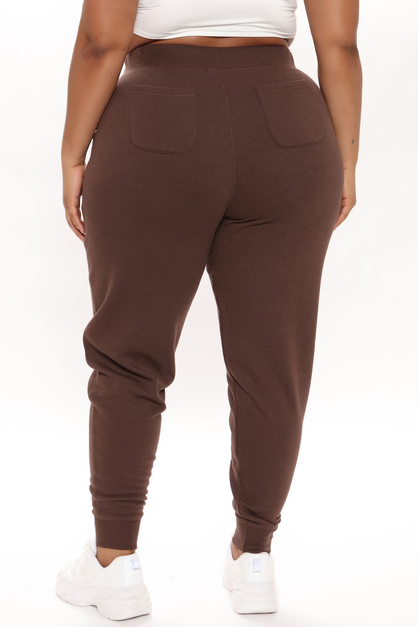 Relaxed Vibe Joggers - Chocolate - Image 7
