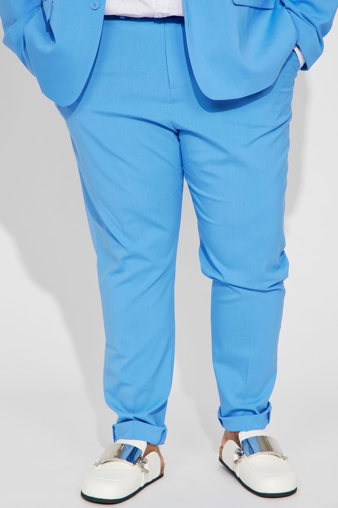 The Modern Stretch Slim Trouser - Blue - Image 7