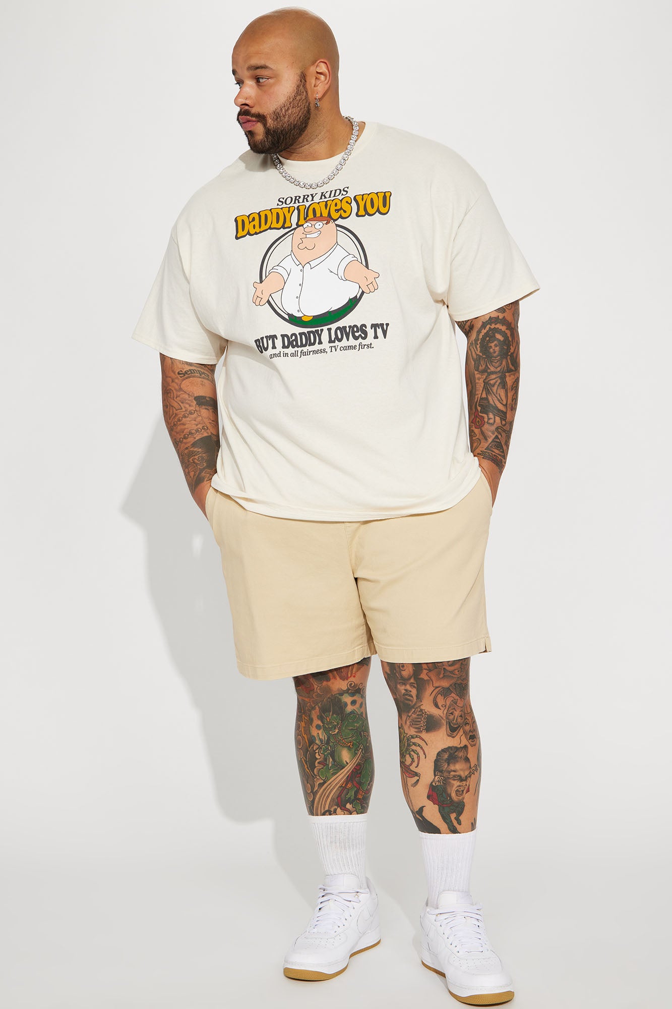 Twill Volley Shorts - Khaki - Image 7