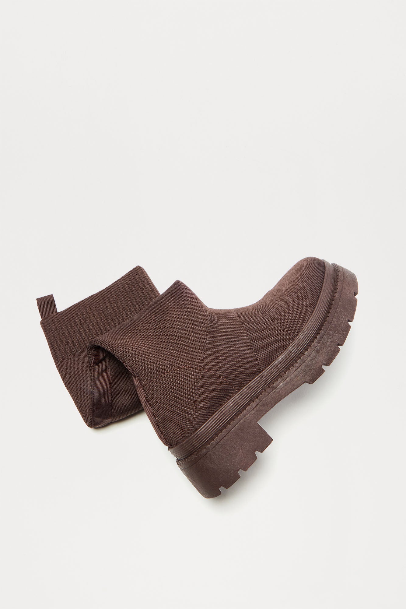 Rocco Knit Boots - Brown - Image 5