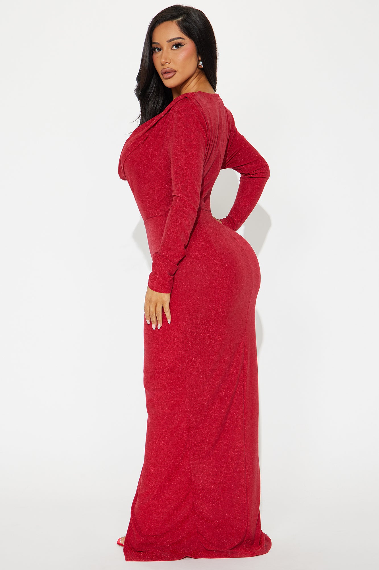Always Winning Maxi Dress - Red - Image 3