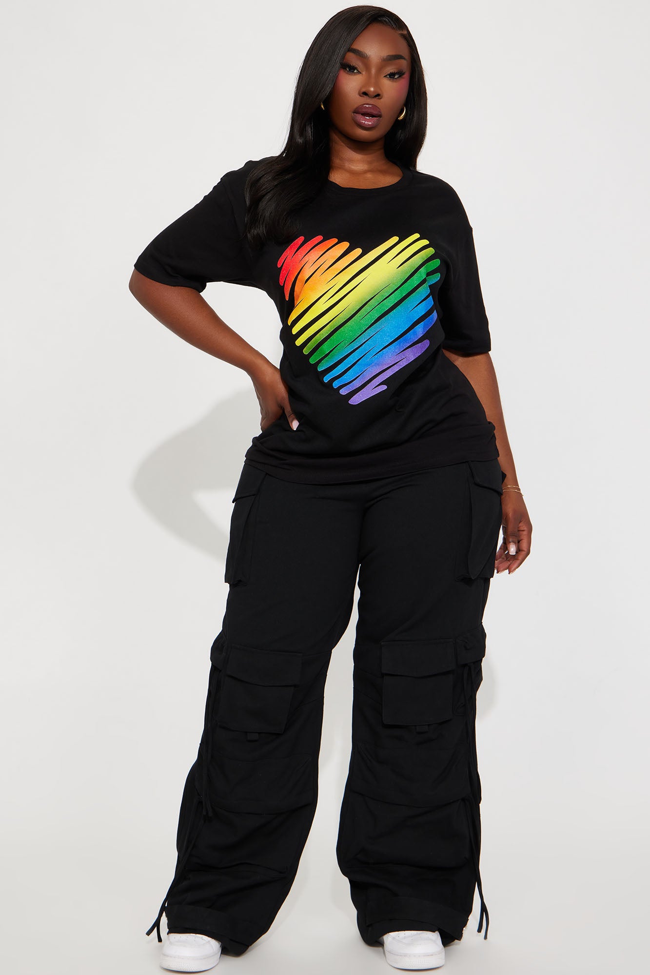 Love Is Love Pride Tee - Black - Image 5