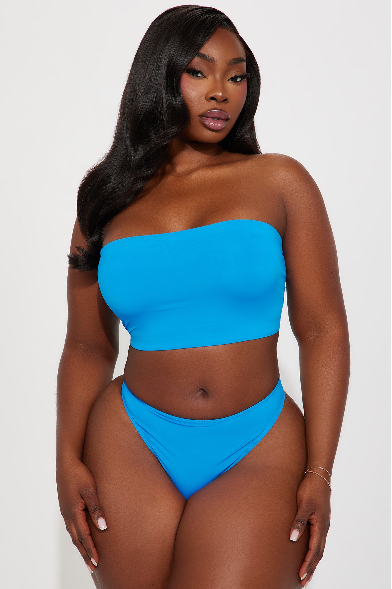 Nova Microfiber Bandeau Bralette - Royal - Image 5