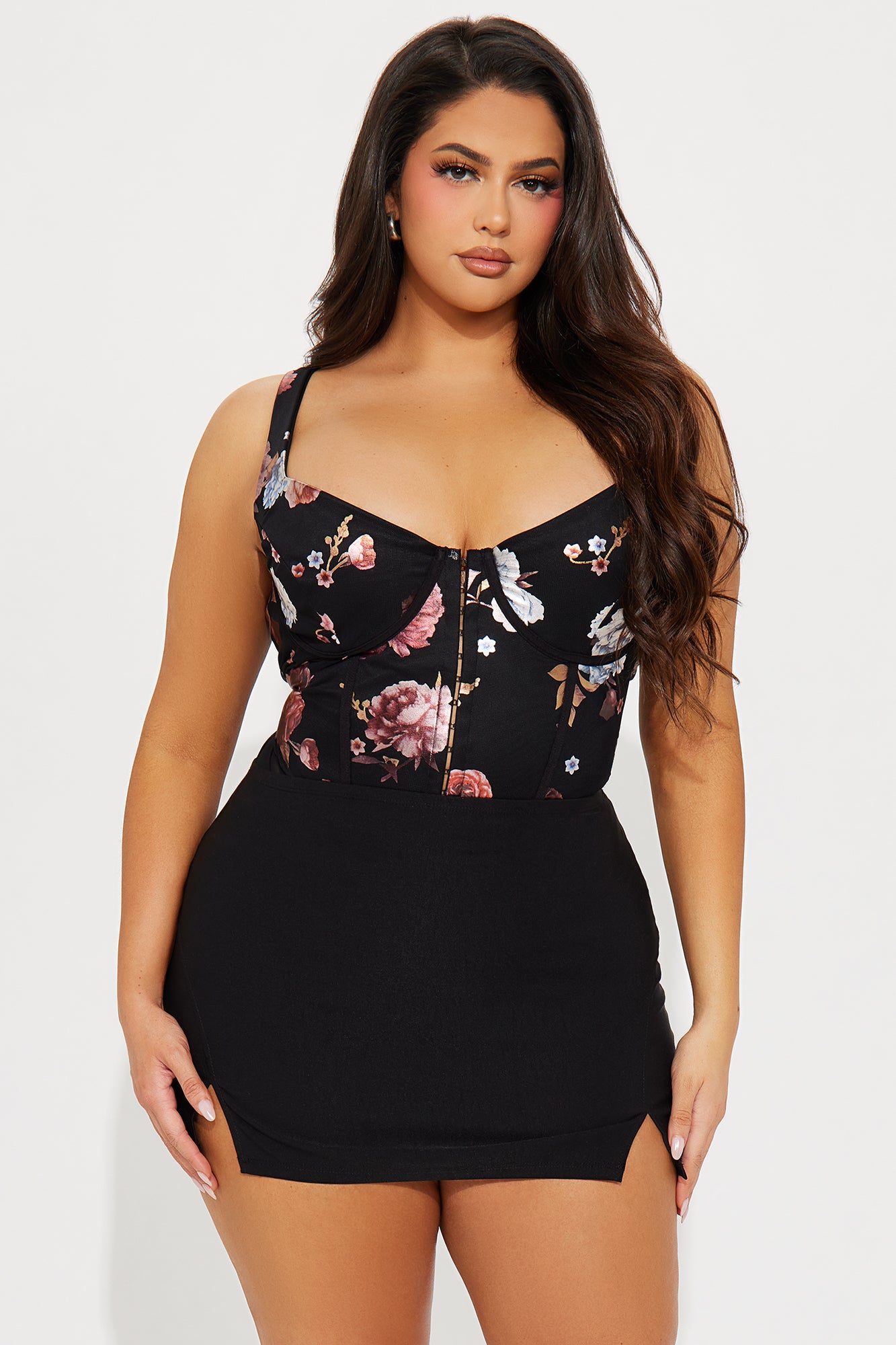 Julie Corset Bodysuit - Black/combo - Image 7
