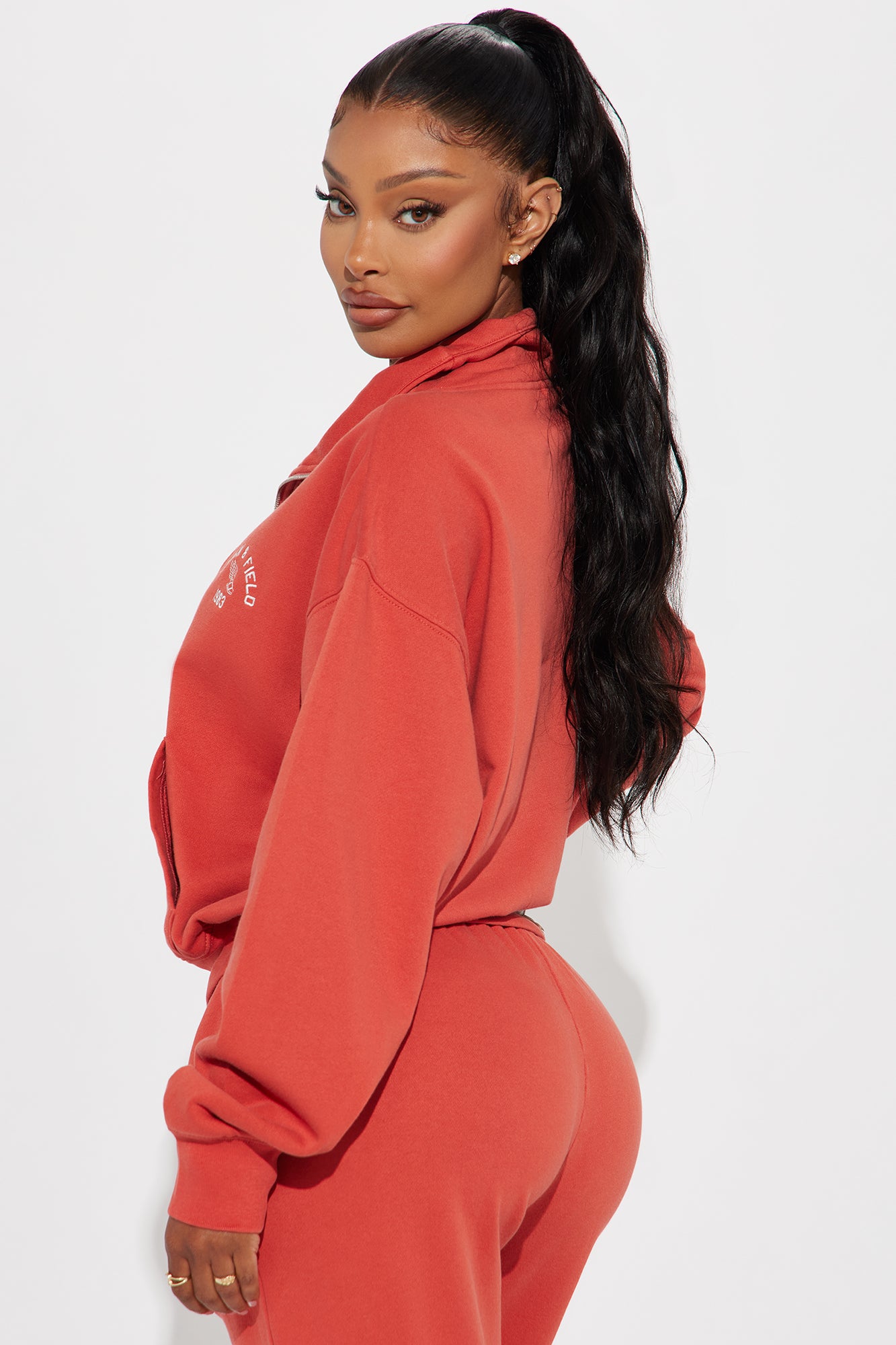Après Ski Club Sweatshirt - Rust - Image 3