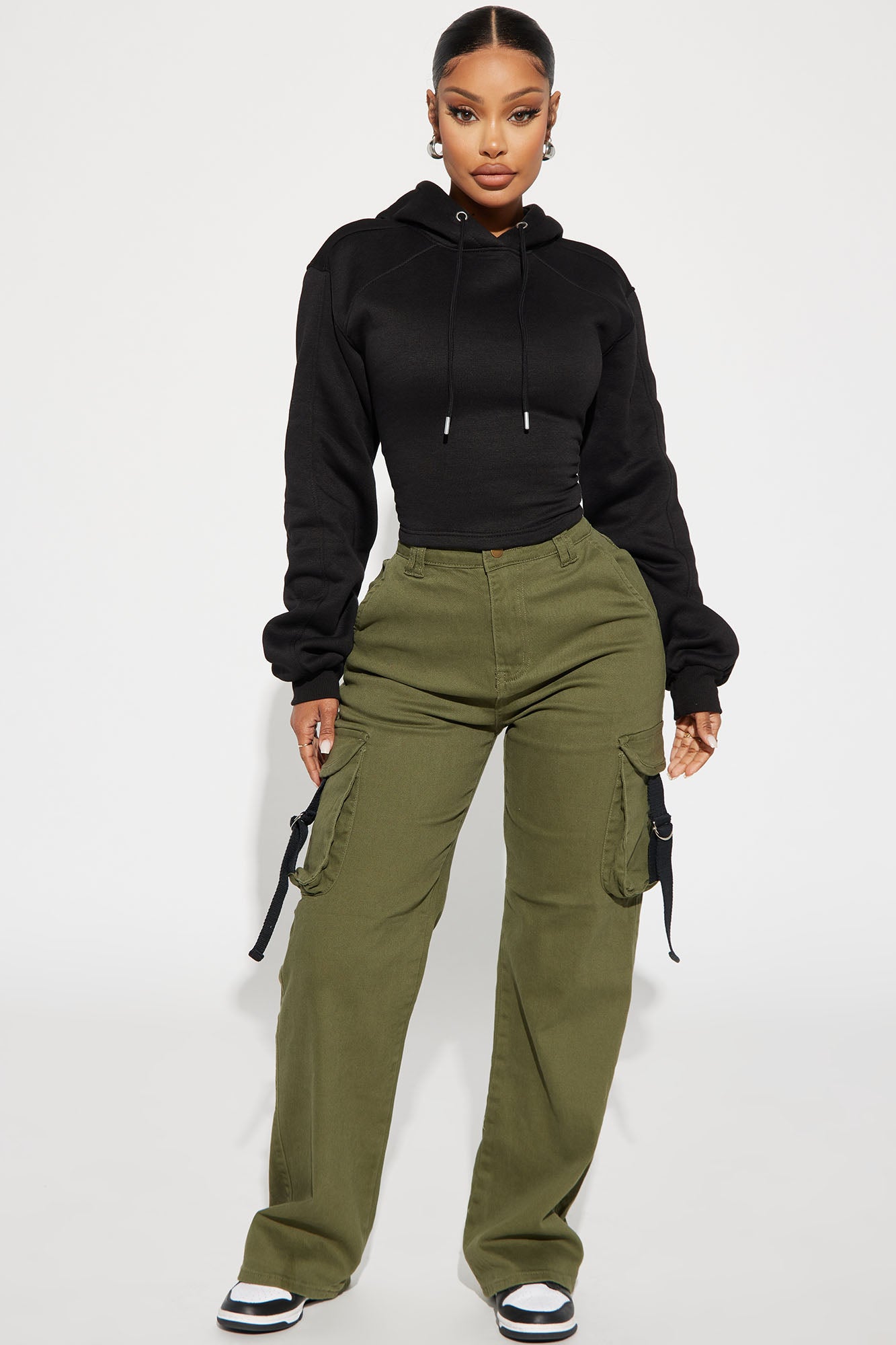 Strap Me Up Lounge Hoodie - Black - Image 4
