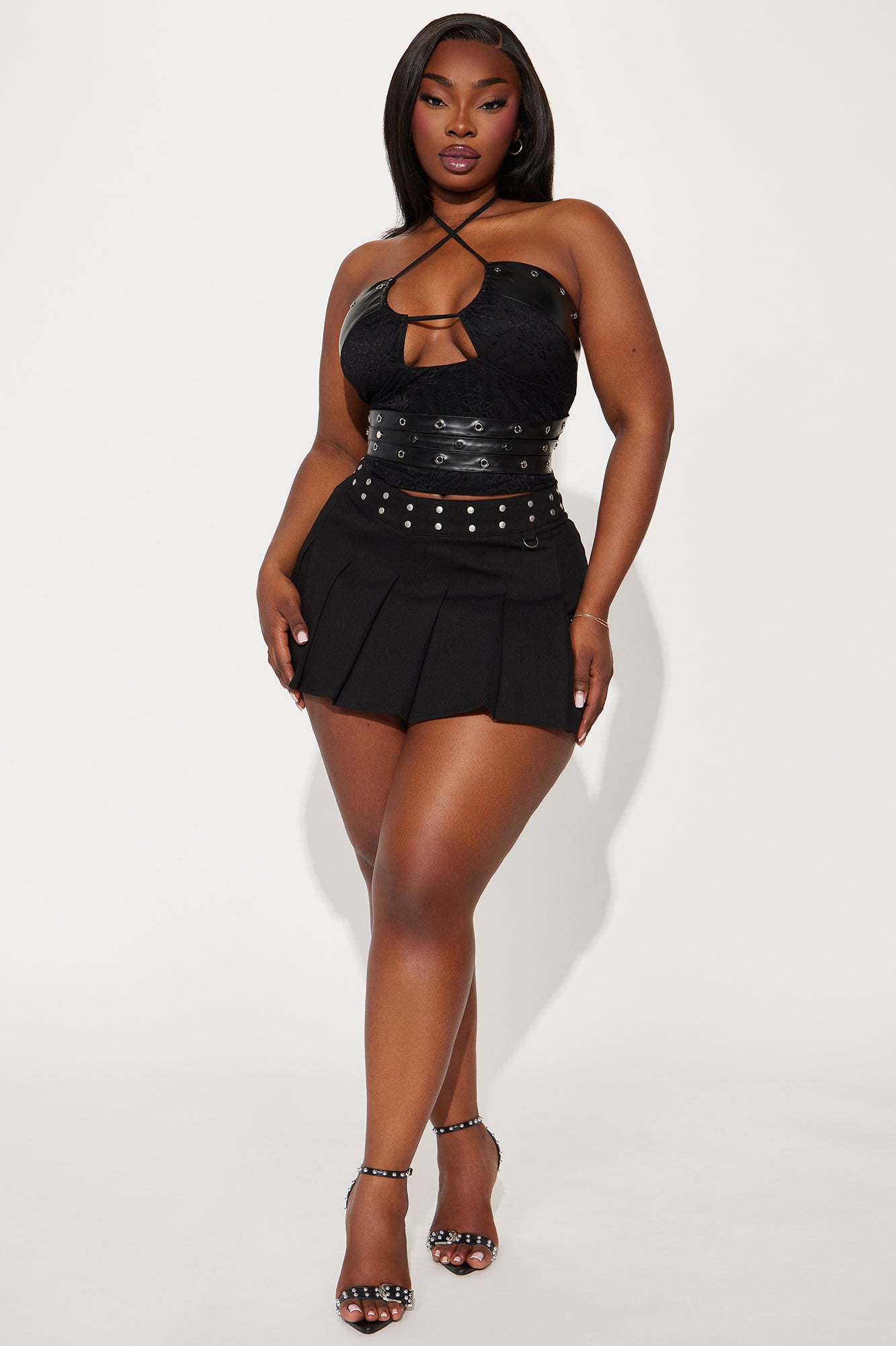 Bad Intentions Halter Top - Black - Image 5