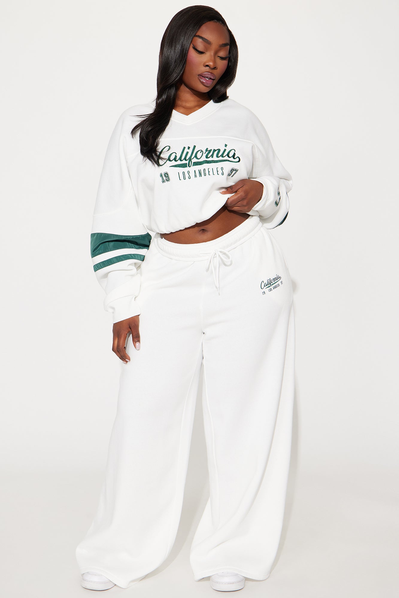California Dreaming Athletic Sweatshirt - White - Image 6