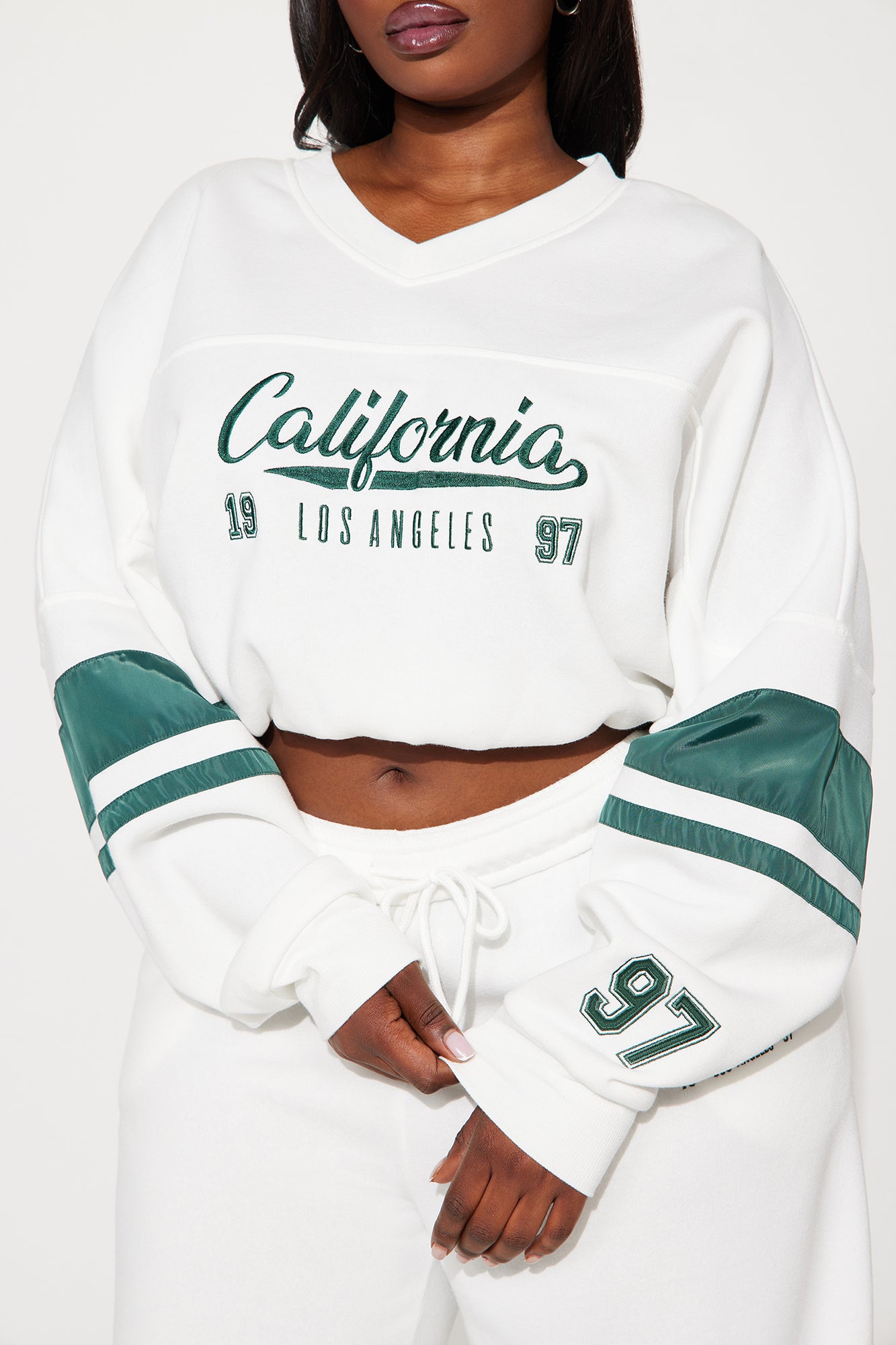 California Dreaming Athletic Sweatshirt - White - Image 7