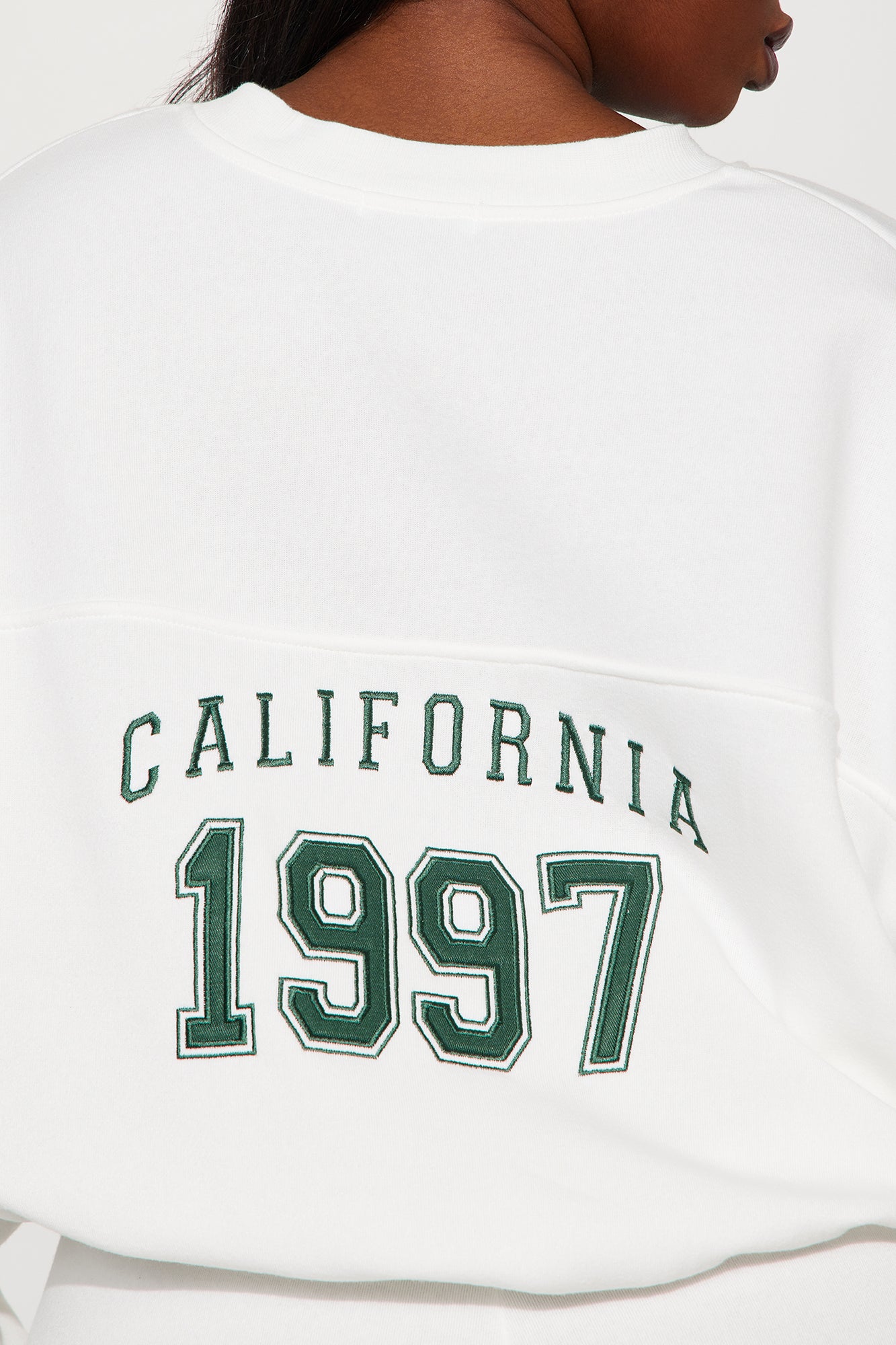 California Dreaming Athletic Sweatshirt - White - Image 9