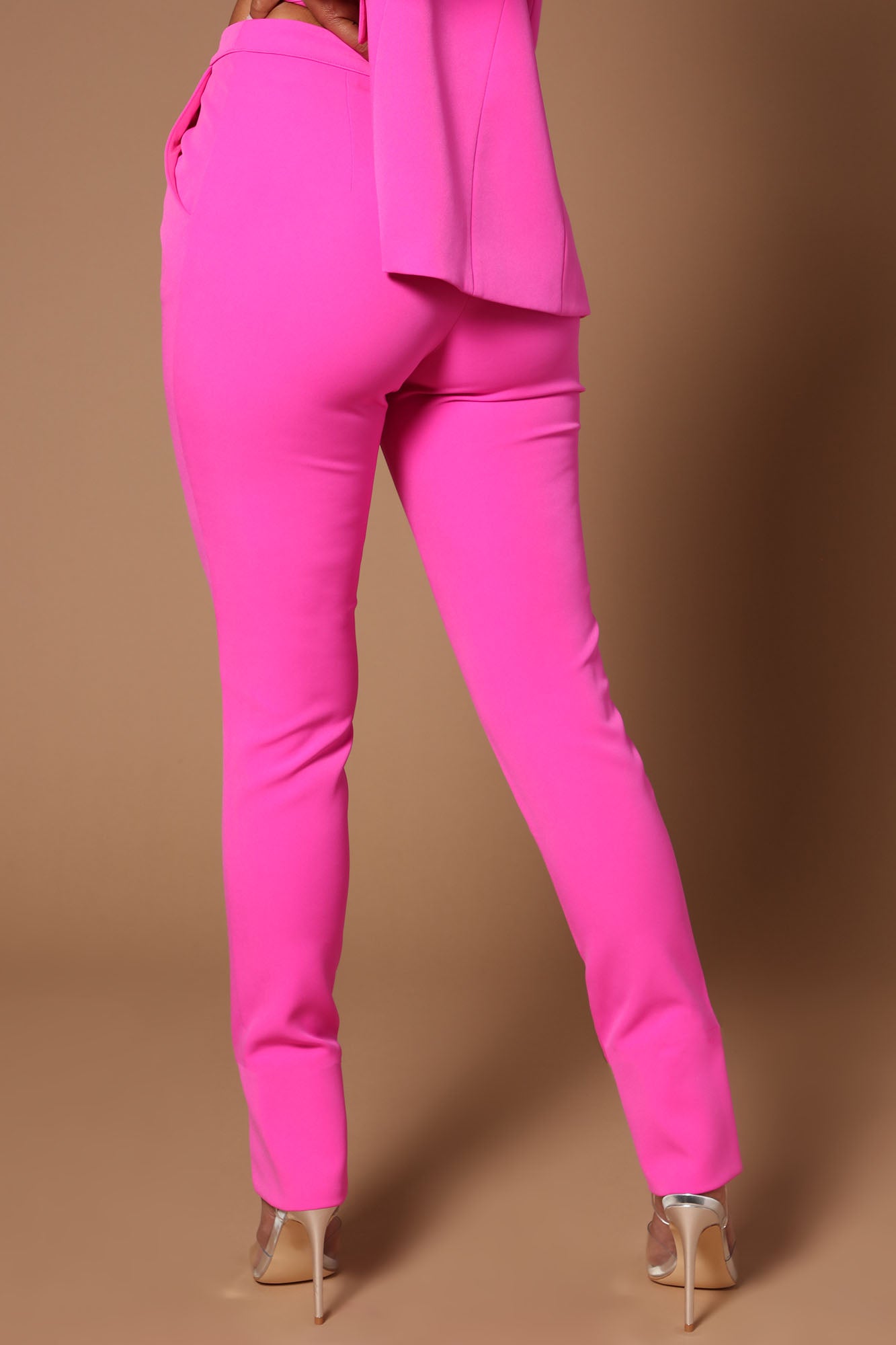Athena High Rise Pant - Pink - Image 3