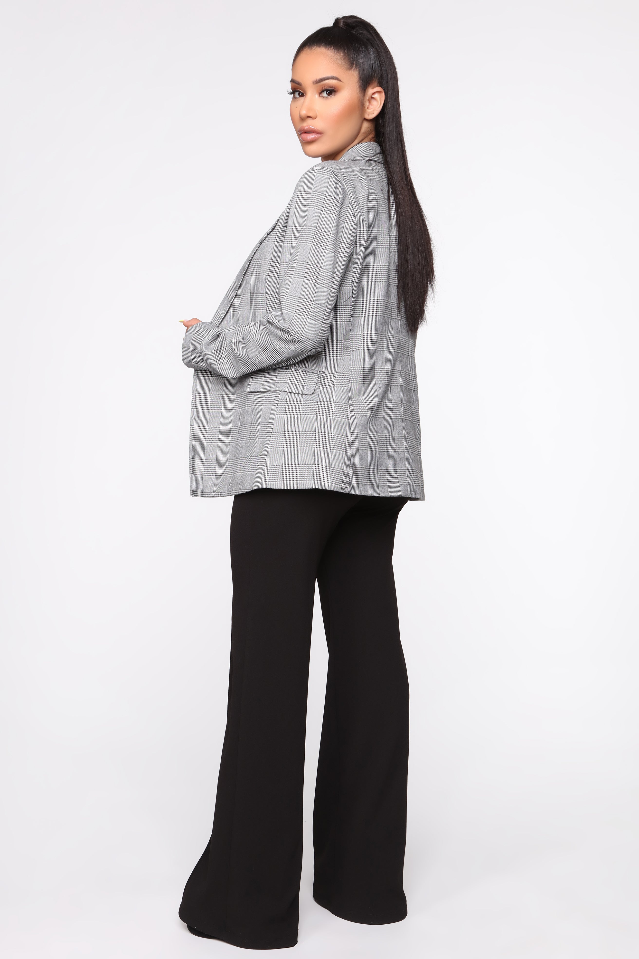 Victoria High Waisted Dress Pants - Black - Image 12