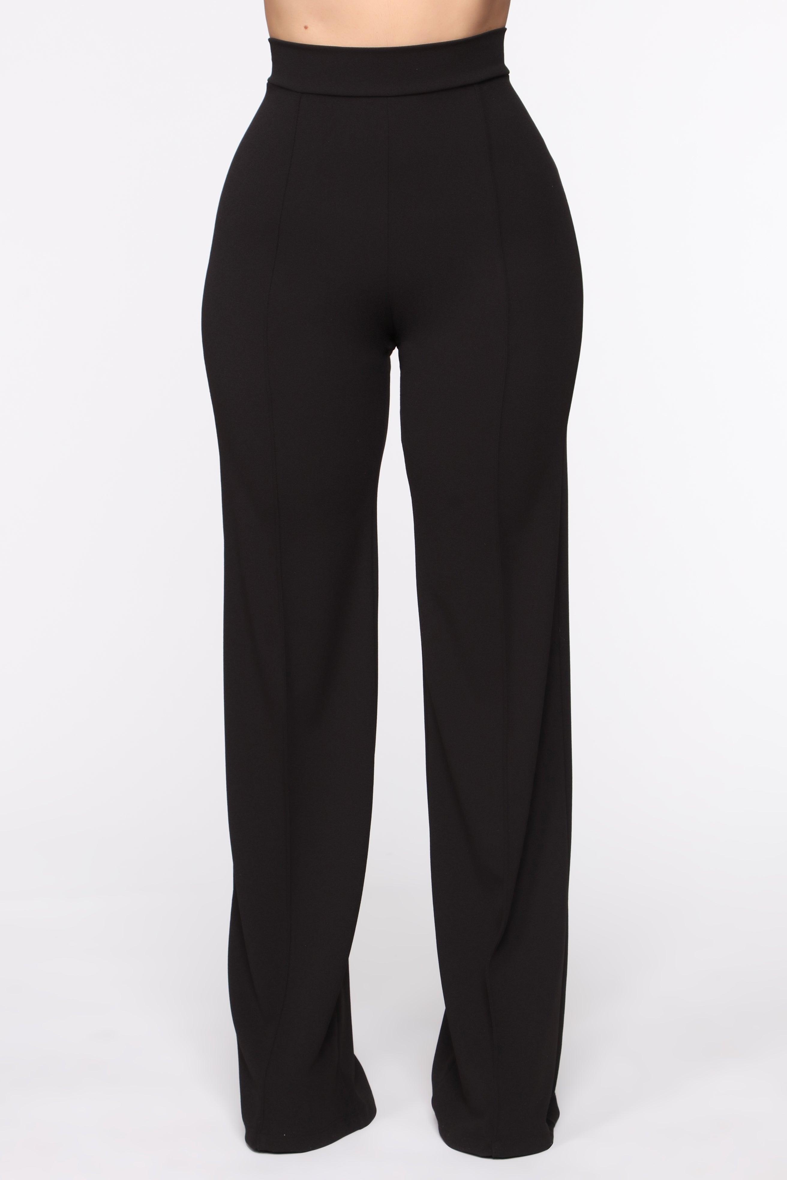 Victoria High Waisted Dress Pants - Black - Image 8