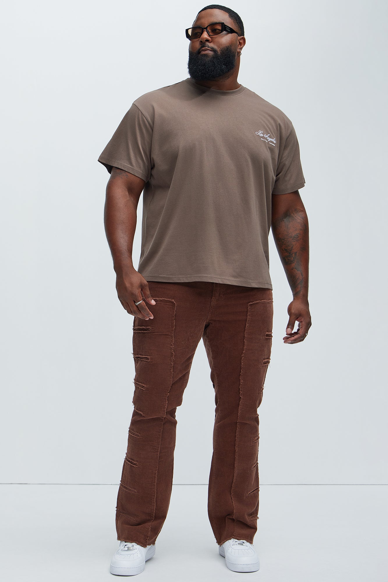 DTLA / 90012 Short Sleeve Tee - Brown - Image 6