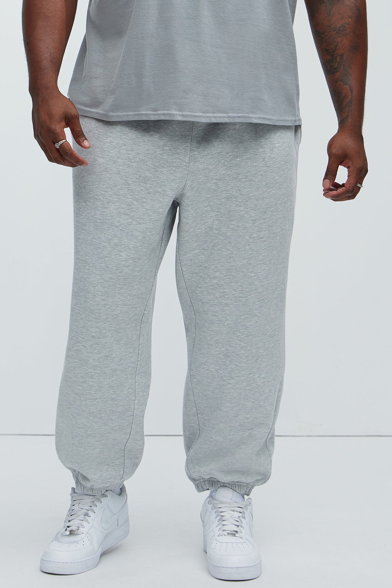 Tyson Relaxed Gusset Jogger - Heather Grey - Image 10