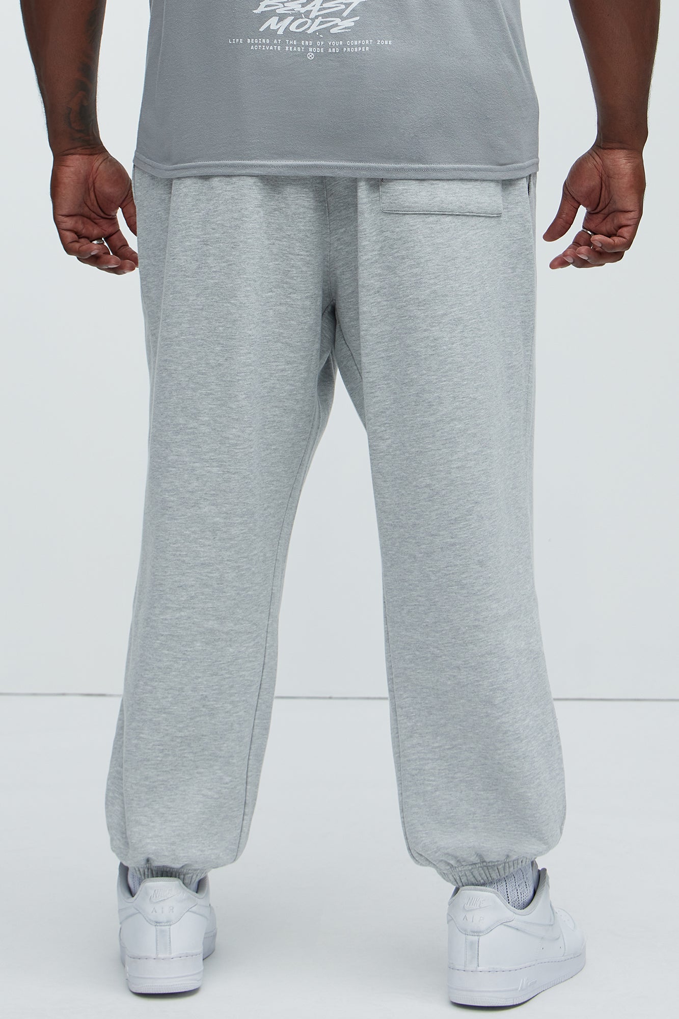 Tyson Relaxed Gusset Jogger - Heather Grey - Image 12