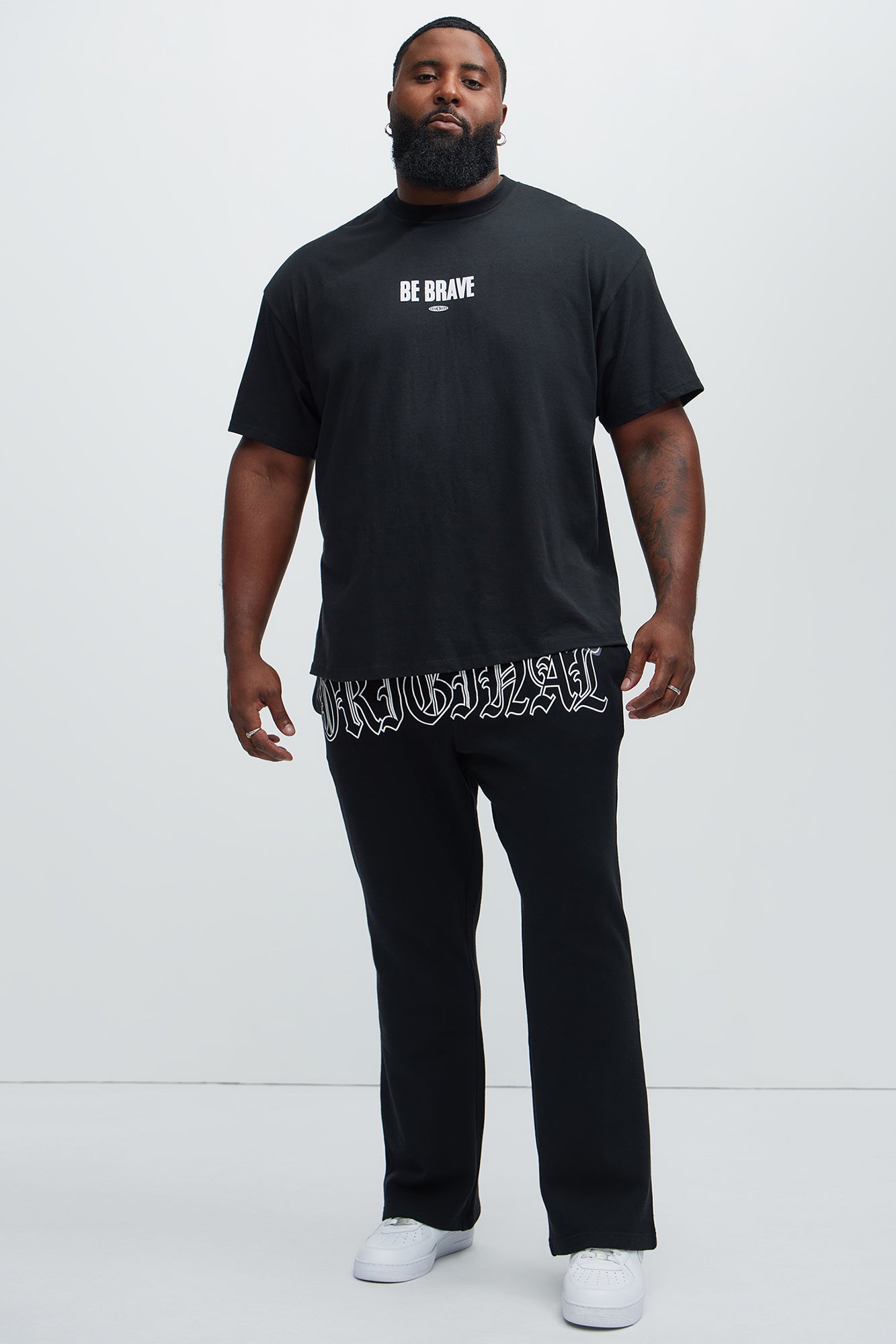 Tyson Originals Skinny Flare Sweatpant - Black - Image 6