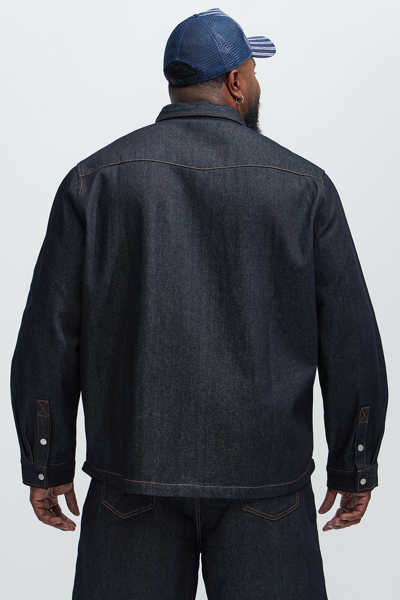 Collin Raw Denim Shirt - Indigo - Image 12