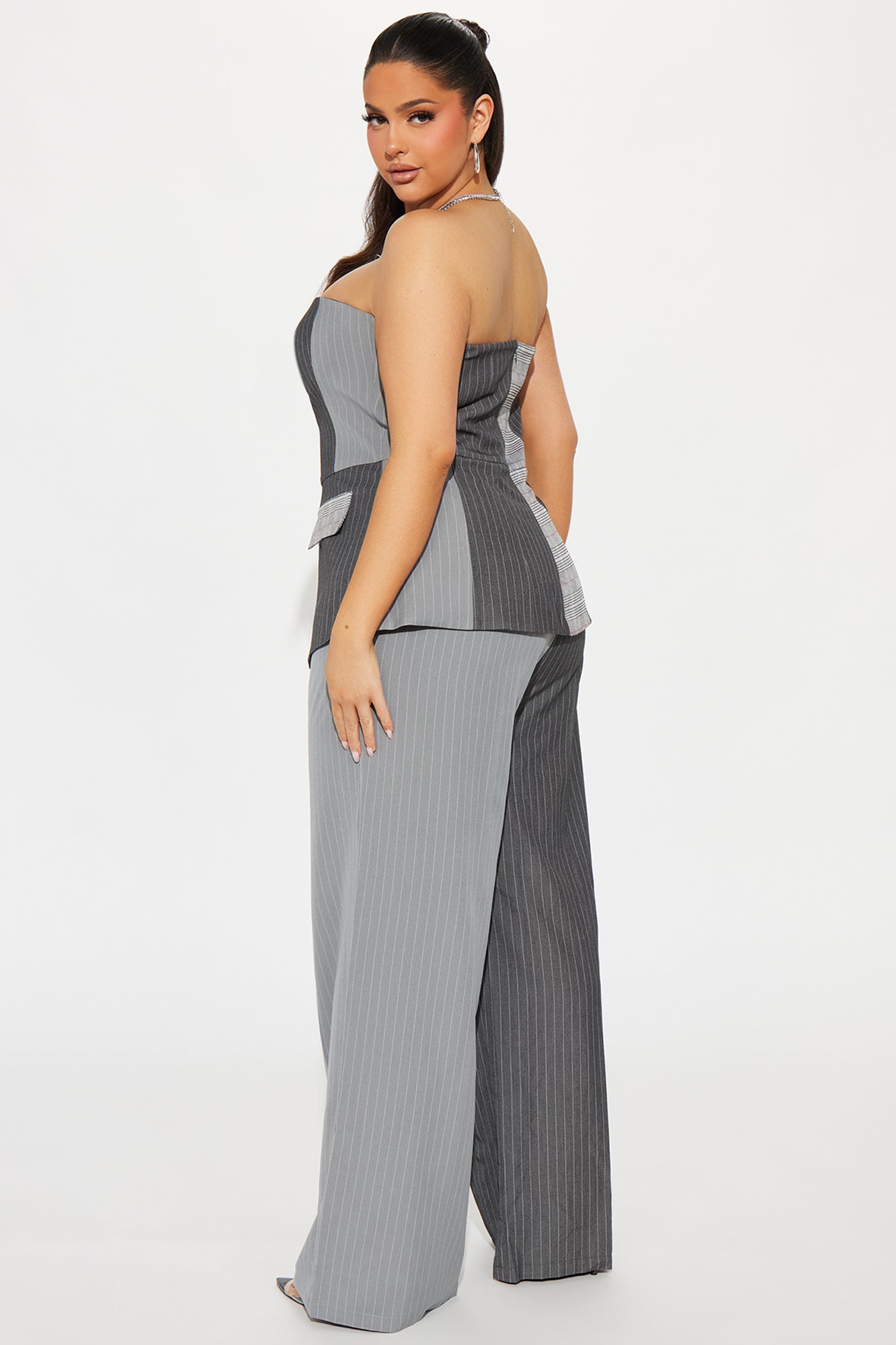 Attention To Detail Jumpsuit - Grey/combo - Image 6
