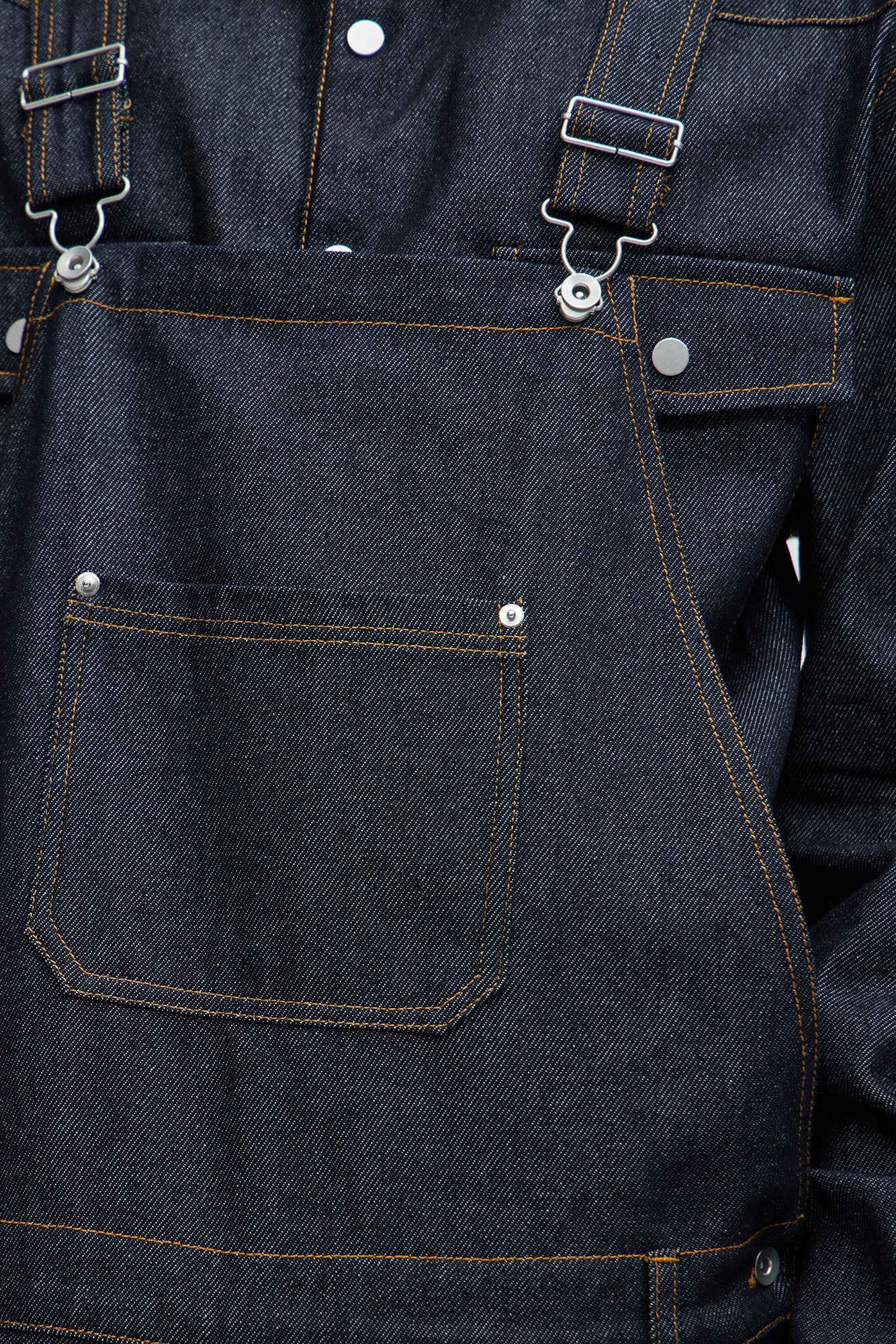 Collin Raw Denim Overalls - Indigo - Image 6