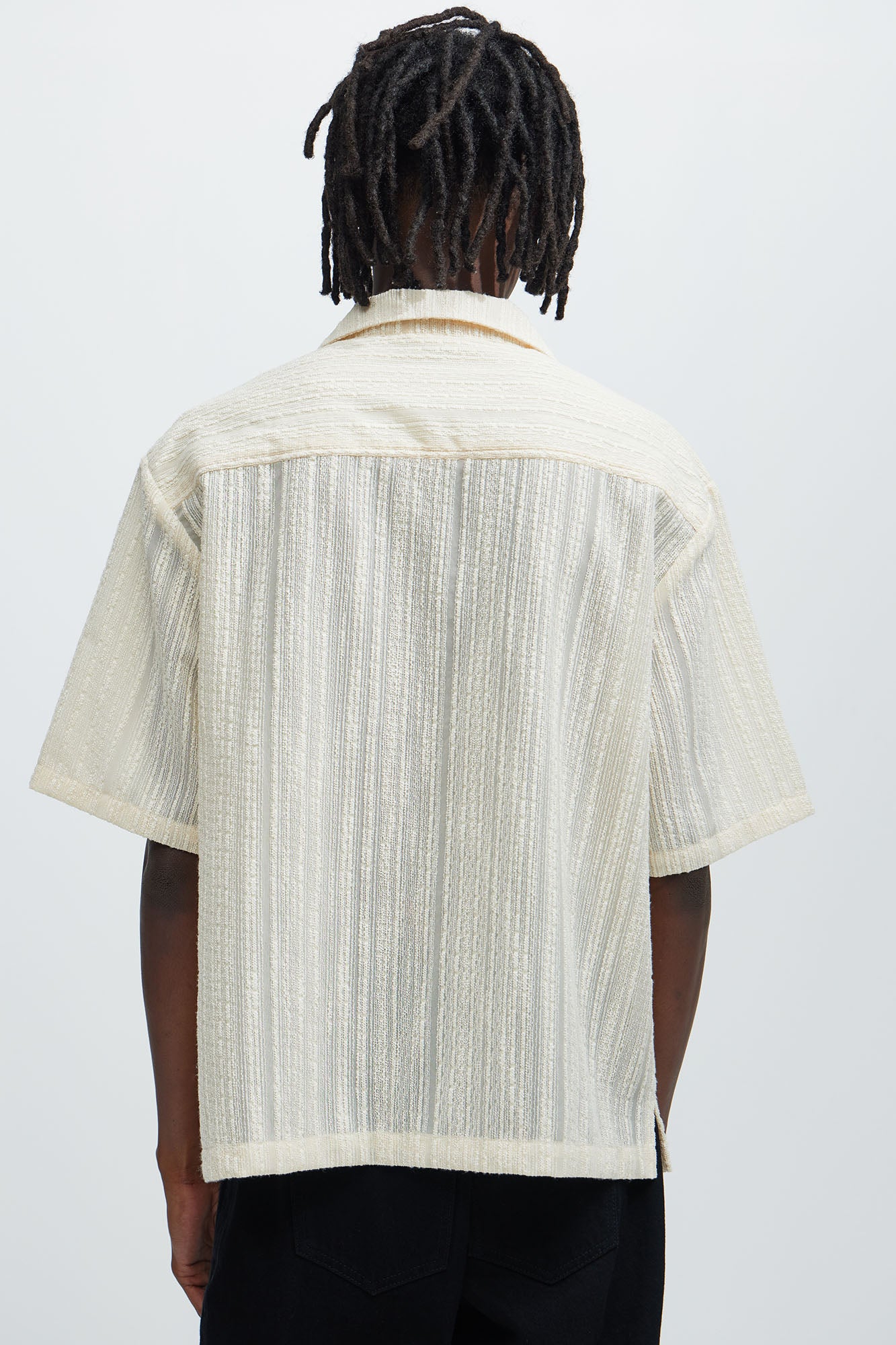Telford Textured Shirt - Off White - Image 4