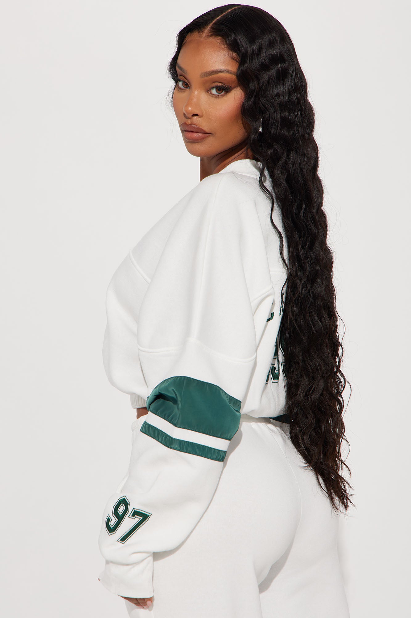 California Dreaming Athletic Sweatshirt - White - Image 3