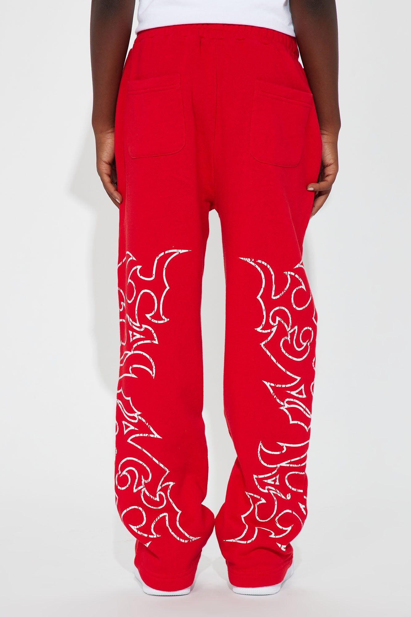 Mini Tyson Savage Mode Straight Sweatpants - Red - Image 5