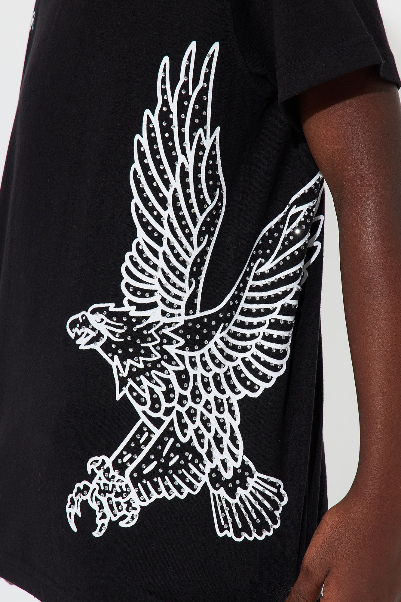 Mini Be Bold Short Sleeve Tee - Black - Image 4