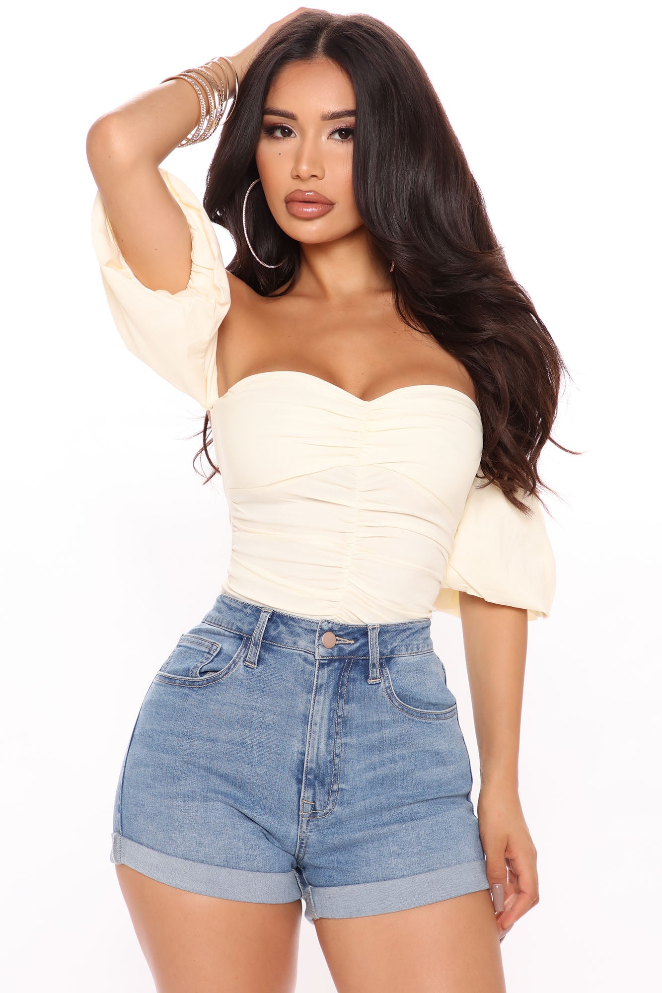 With Desire Bodysuit - Ivory - Image 3