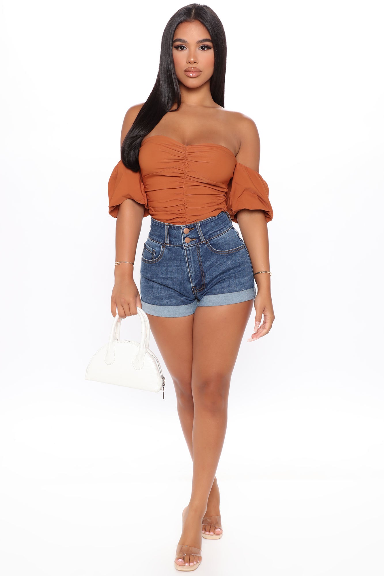 With Desire Bodysuit - Rust - Image 3