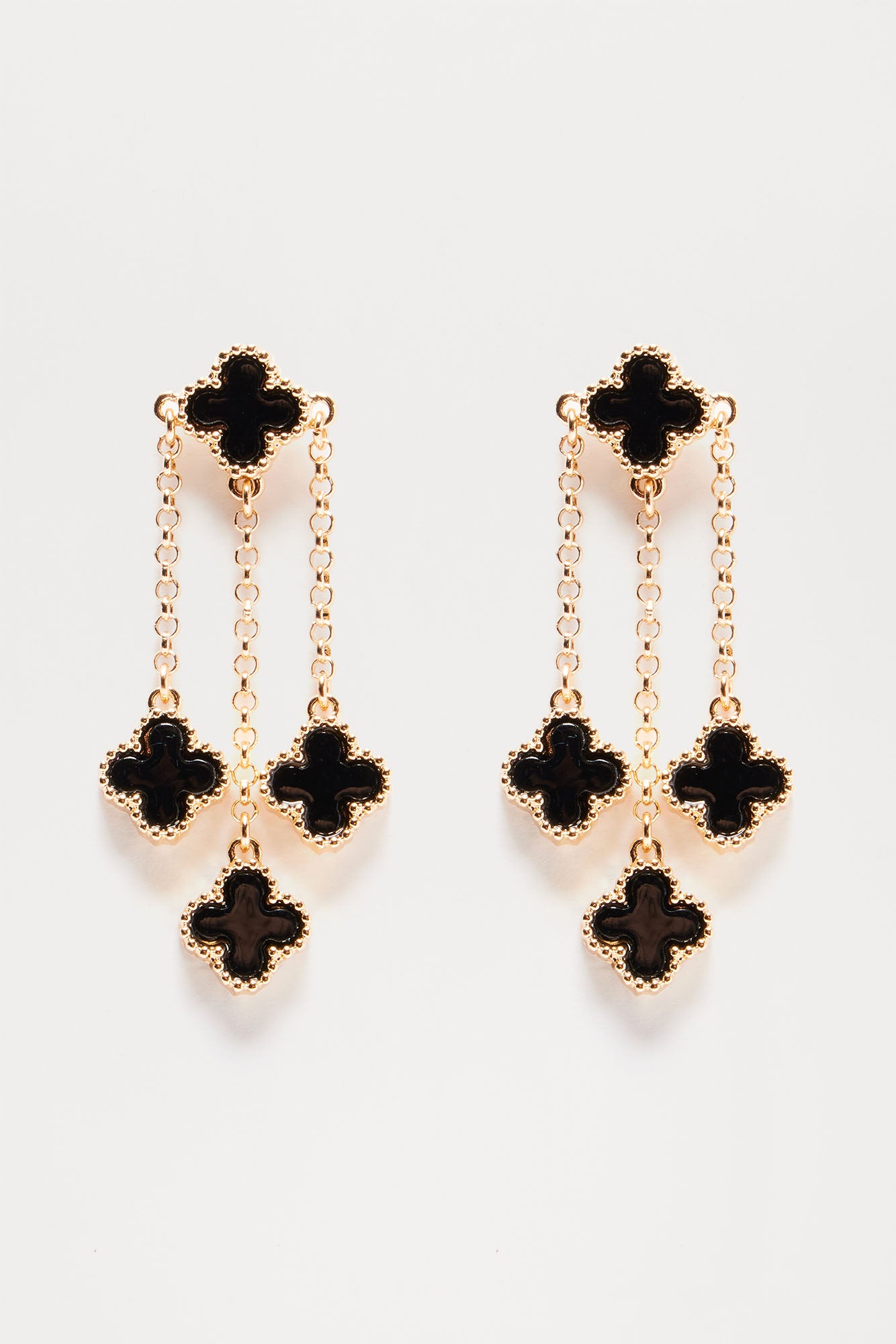Luck Of The Irish Earrings - Black - Image 3