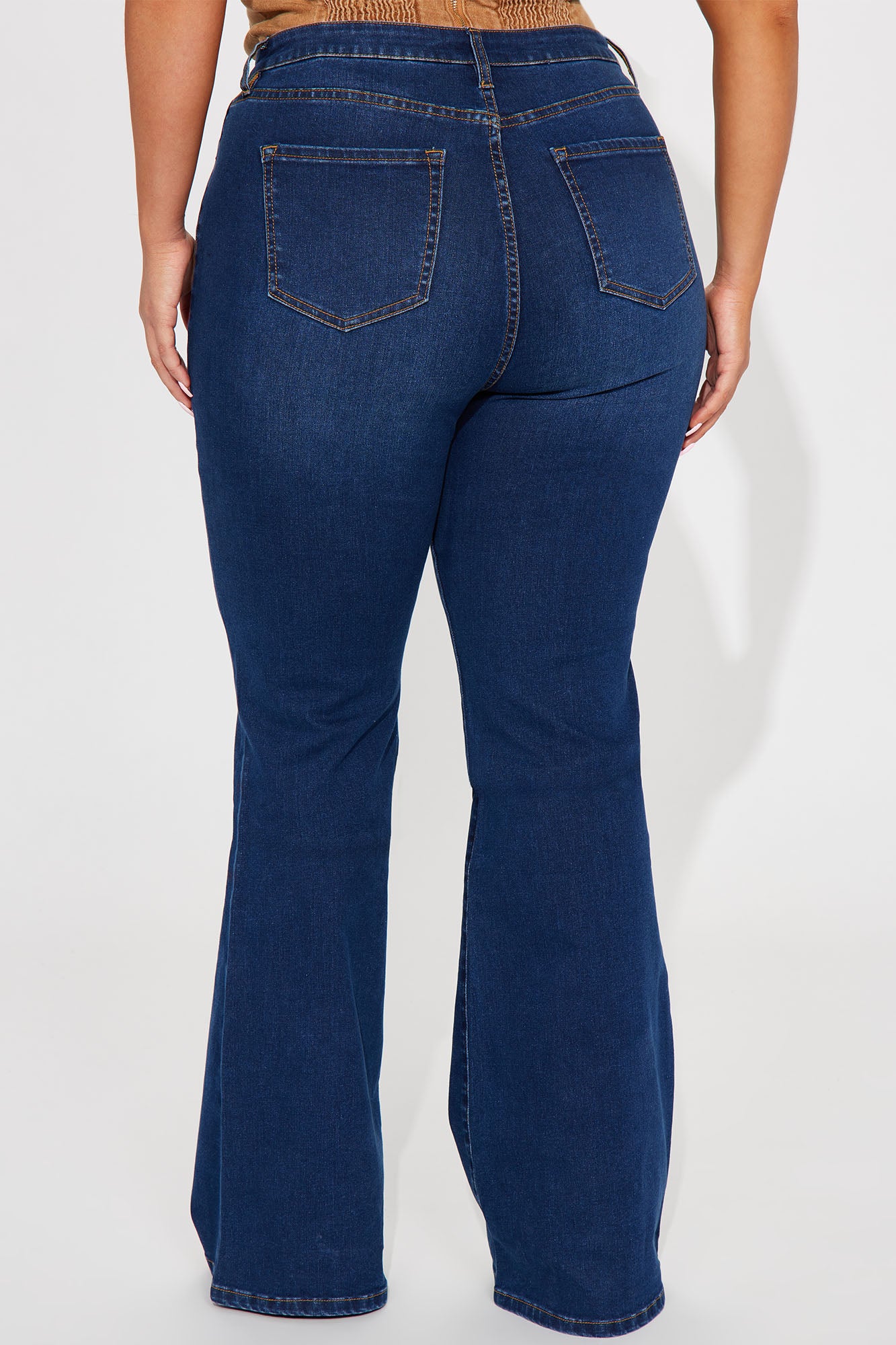 Tall Affair Of The Flare Stretch Jeans - Dark Wash - Image 6