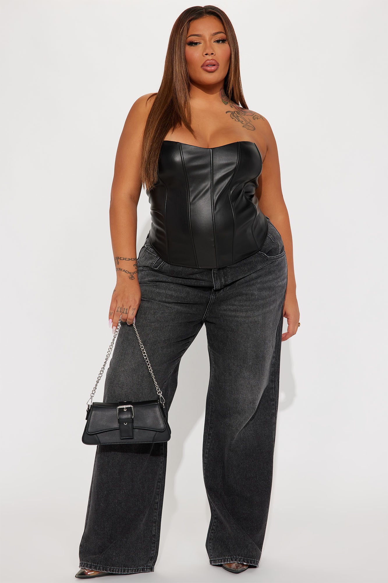 Keep On Lookin Corset - Black - Image 5