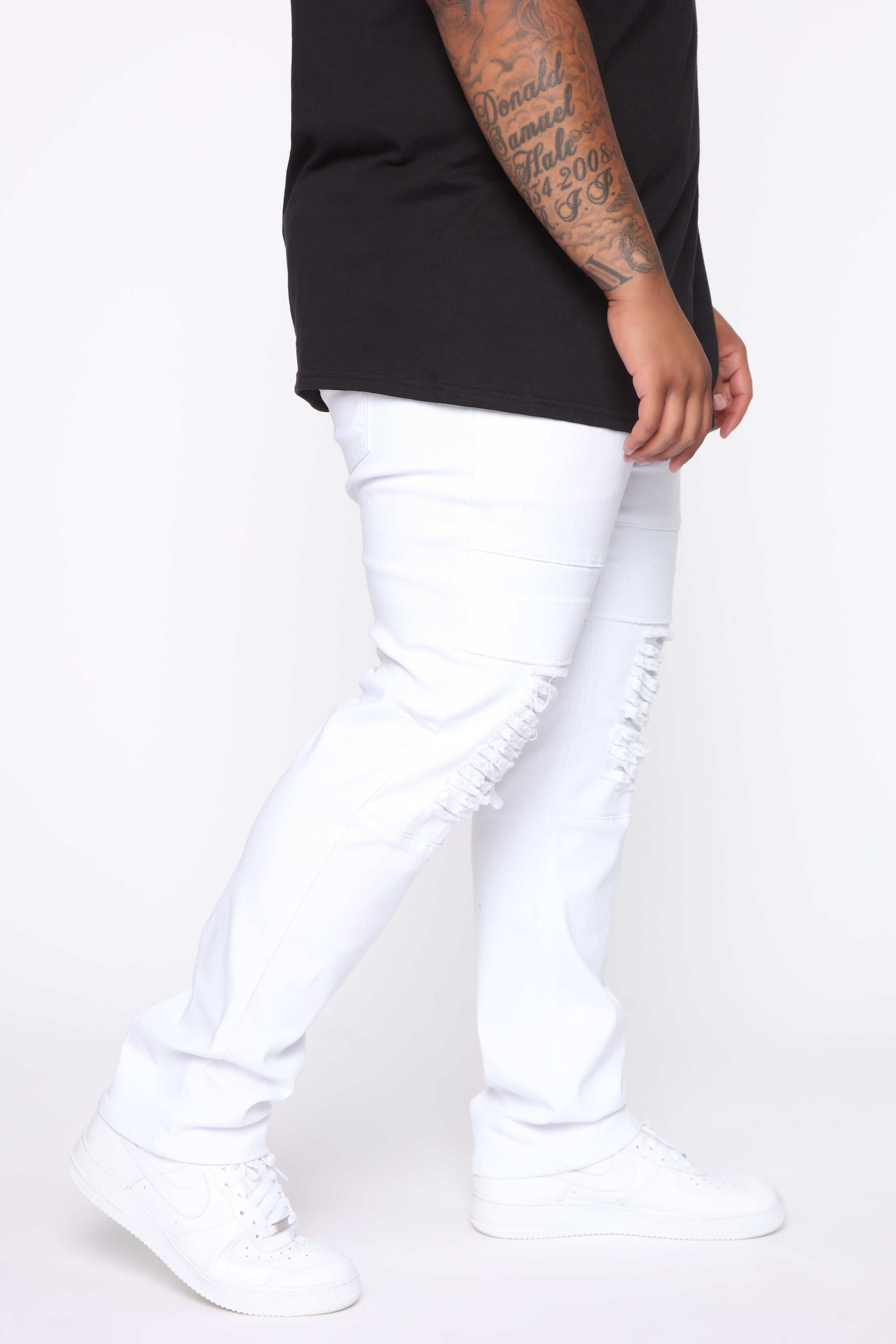 Reel It In Skinny Jean - White - Image 7