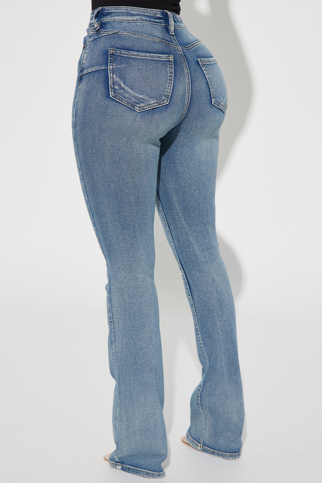 Gemma Sculpting Stretch Bootcut Jeans - Vintage Wash - Image 4